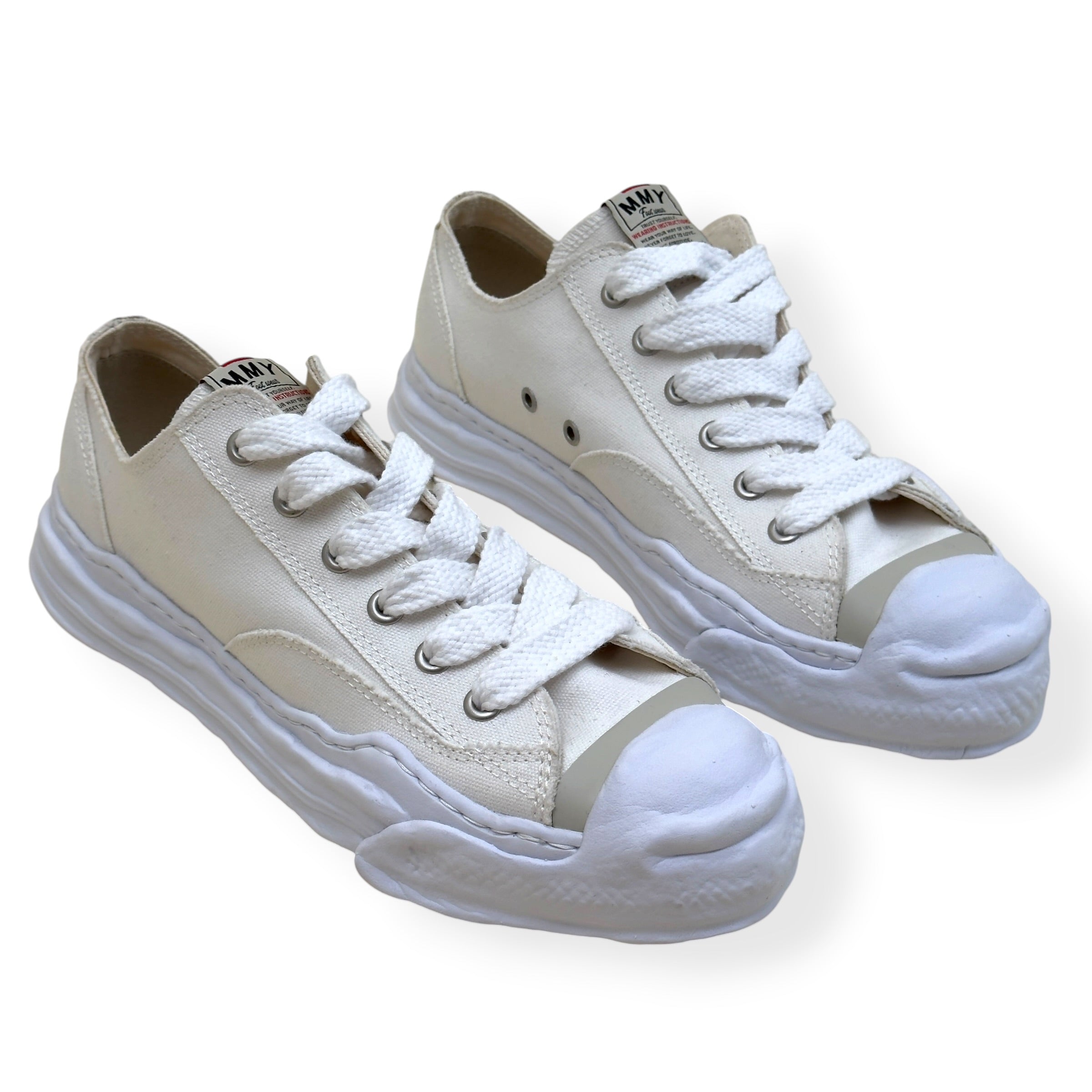 MAISON MIHARA YASUHIRO PETERSON LOW-TOP SNEAKER WHITE 45 / UK11