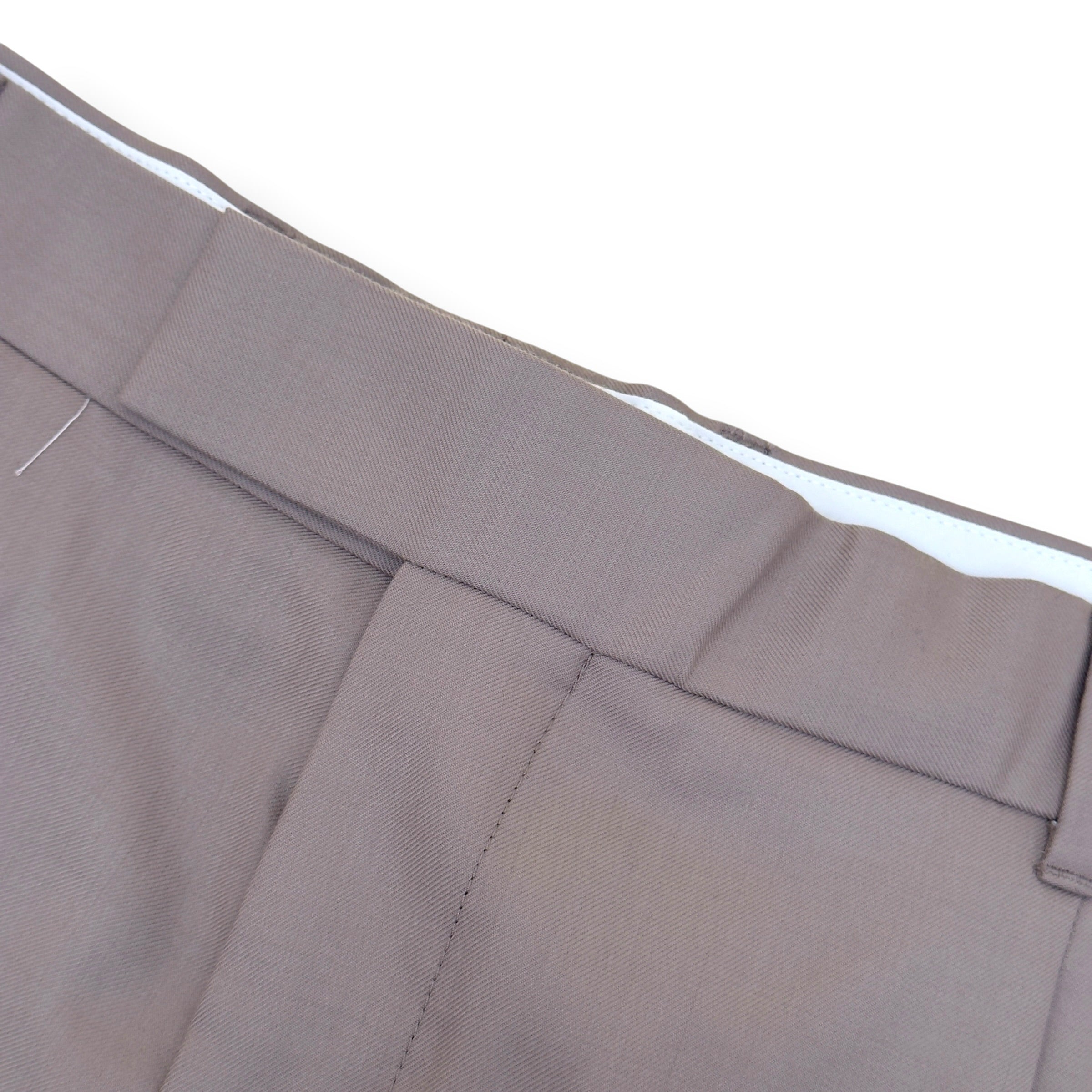 DIOR CASHMERE / WOOL PLEATED SHORTS TAUPE 52 / XL