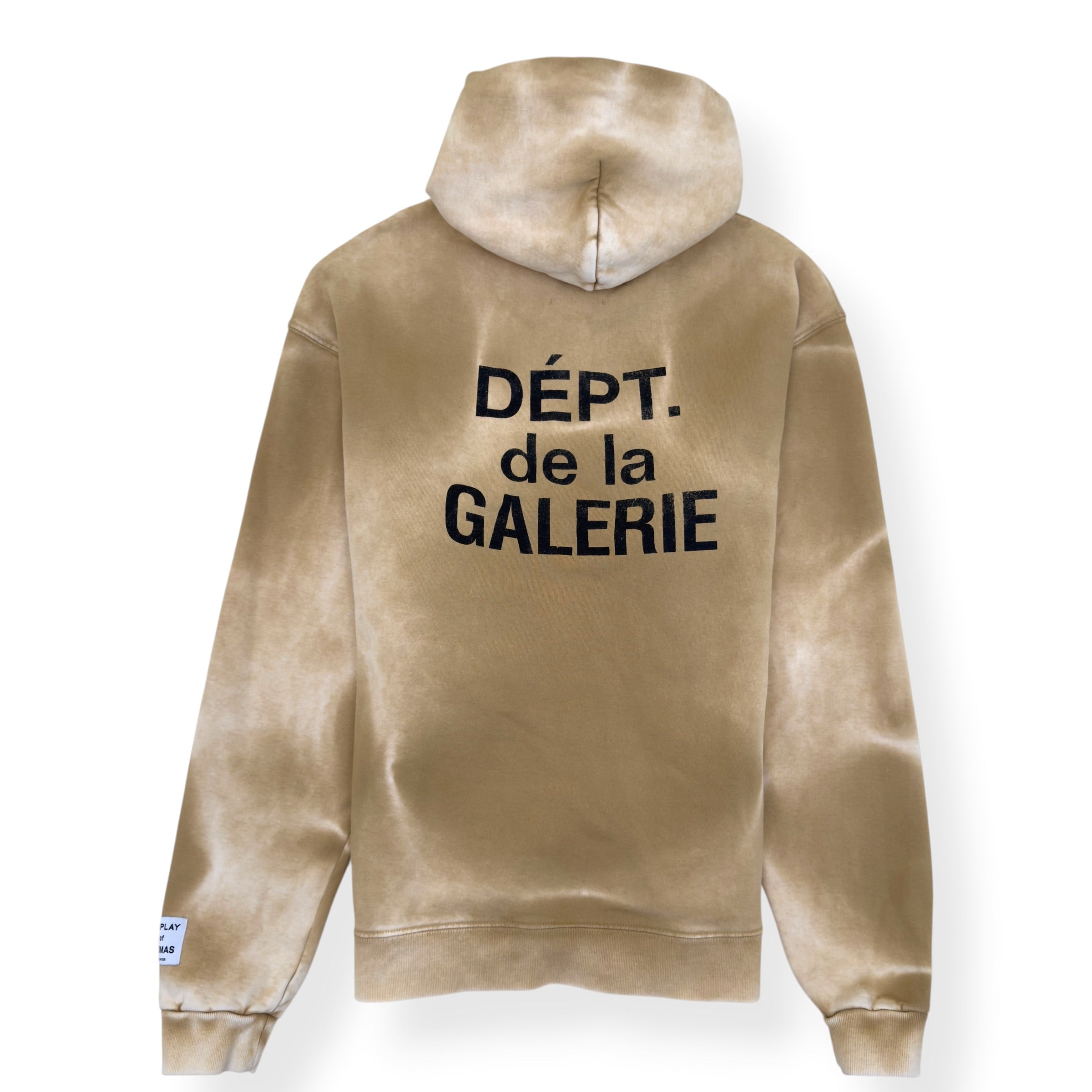 GALLERY DEPT. DEPT DE LA GALERIE ZIP-UP HOODIE TAN XL