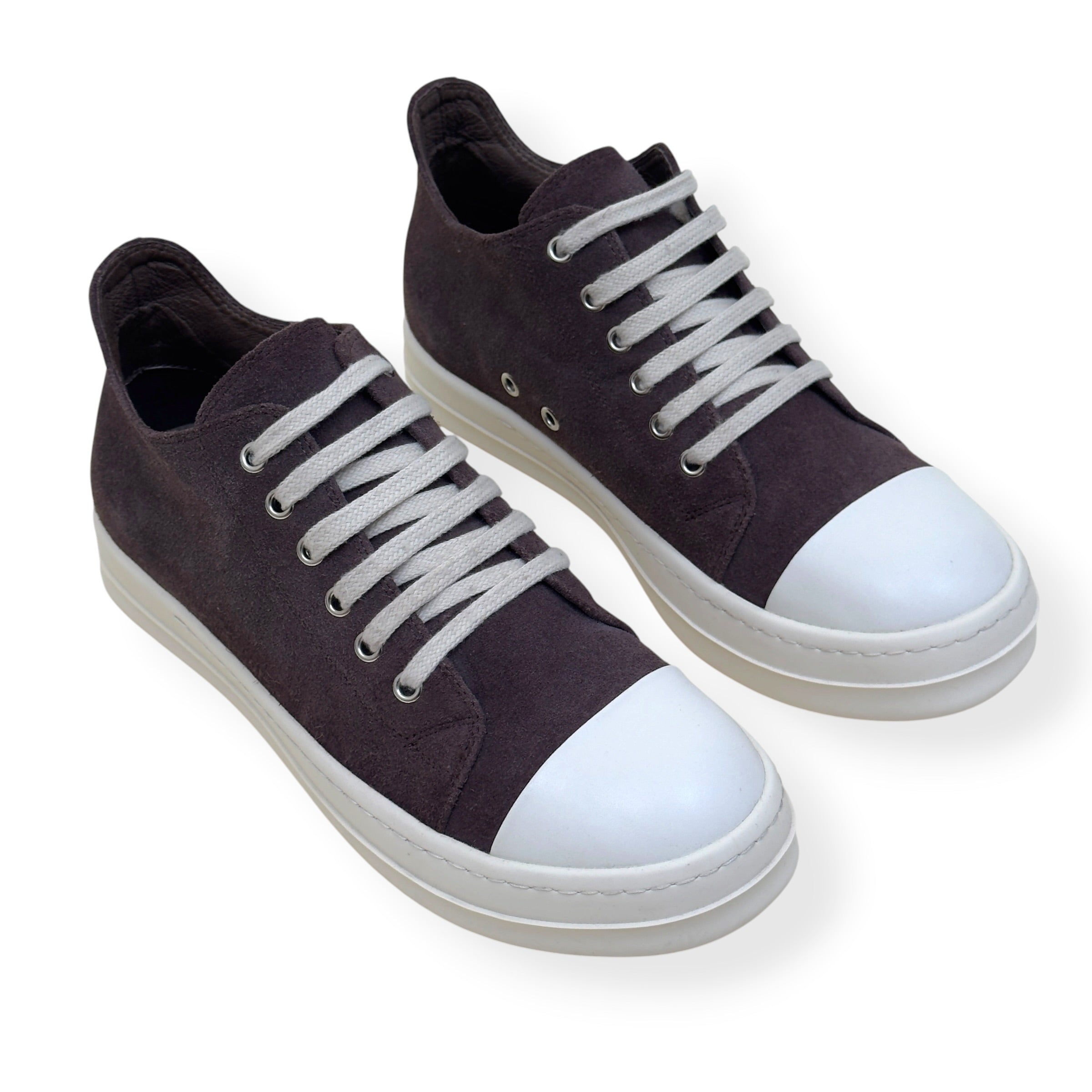 RICK OWENS RAMONES SNEAKER BROWN 41 / UK7