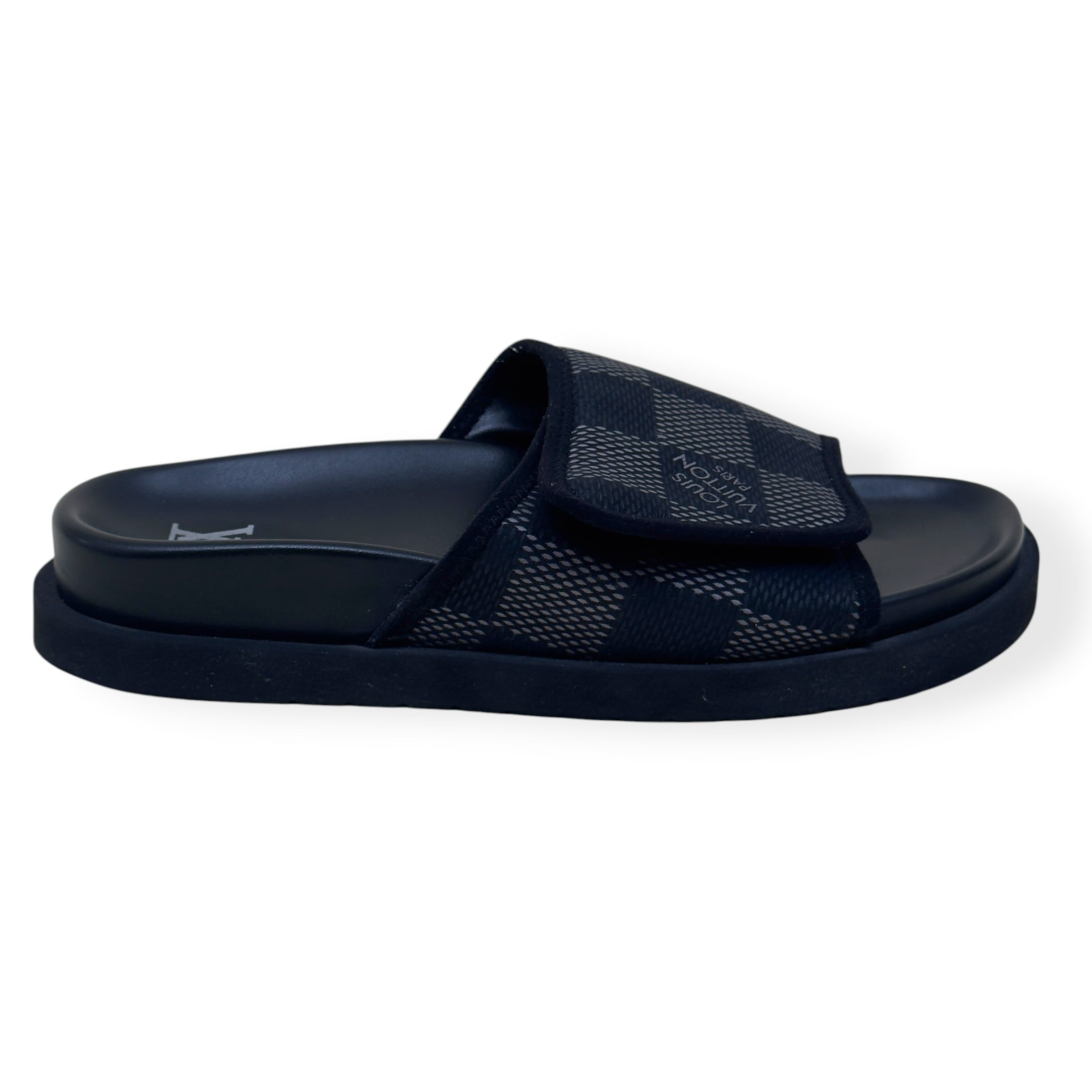 LOUIS VUITTON MIAMI MULES LUXURY BLACK UK6