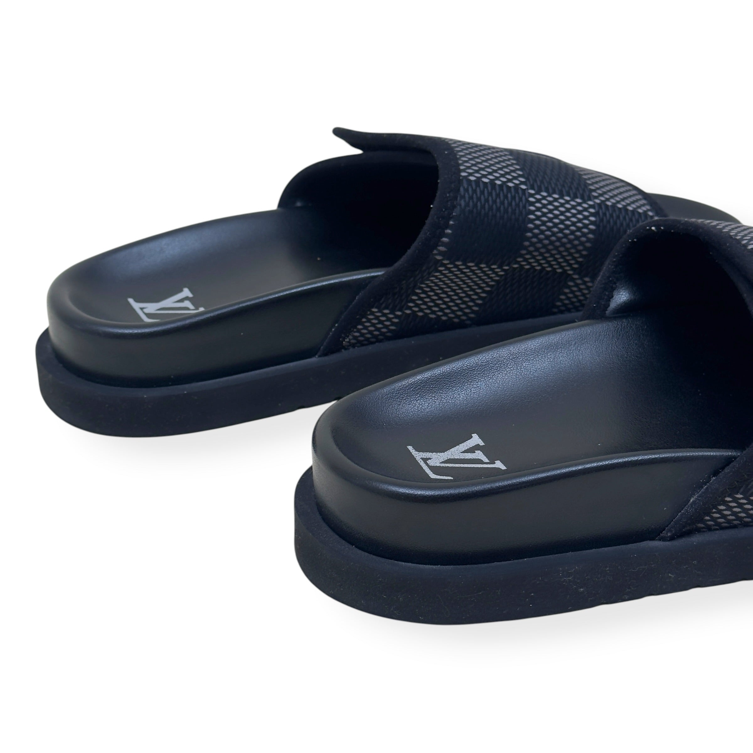 LOUIS VUITTON MIAMI MULES LUXURY BLACK UK6