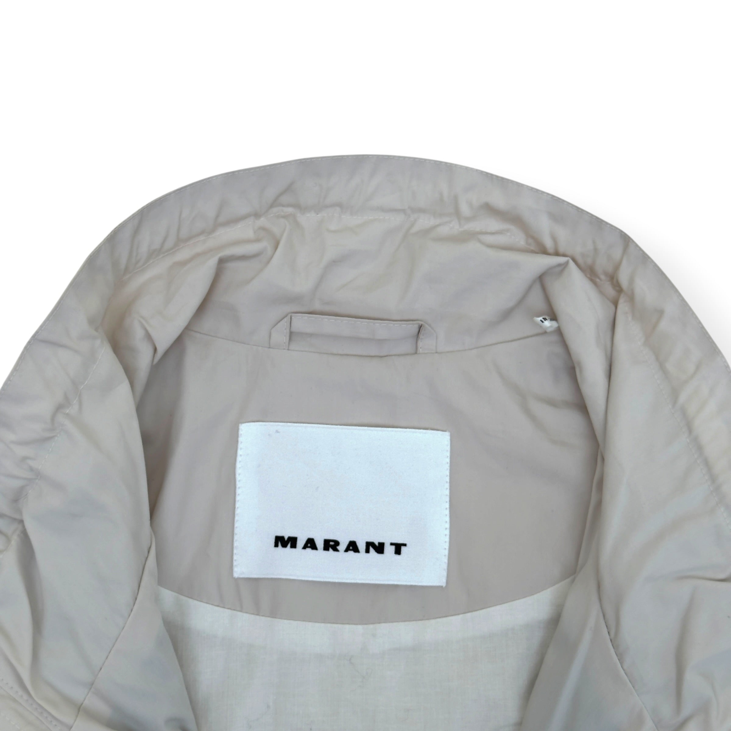 ISABEL MARANT BRAD COLOUR BLOCK JACKET BEIGE / BLACK / YELLOW L