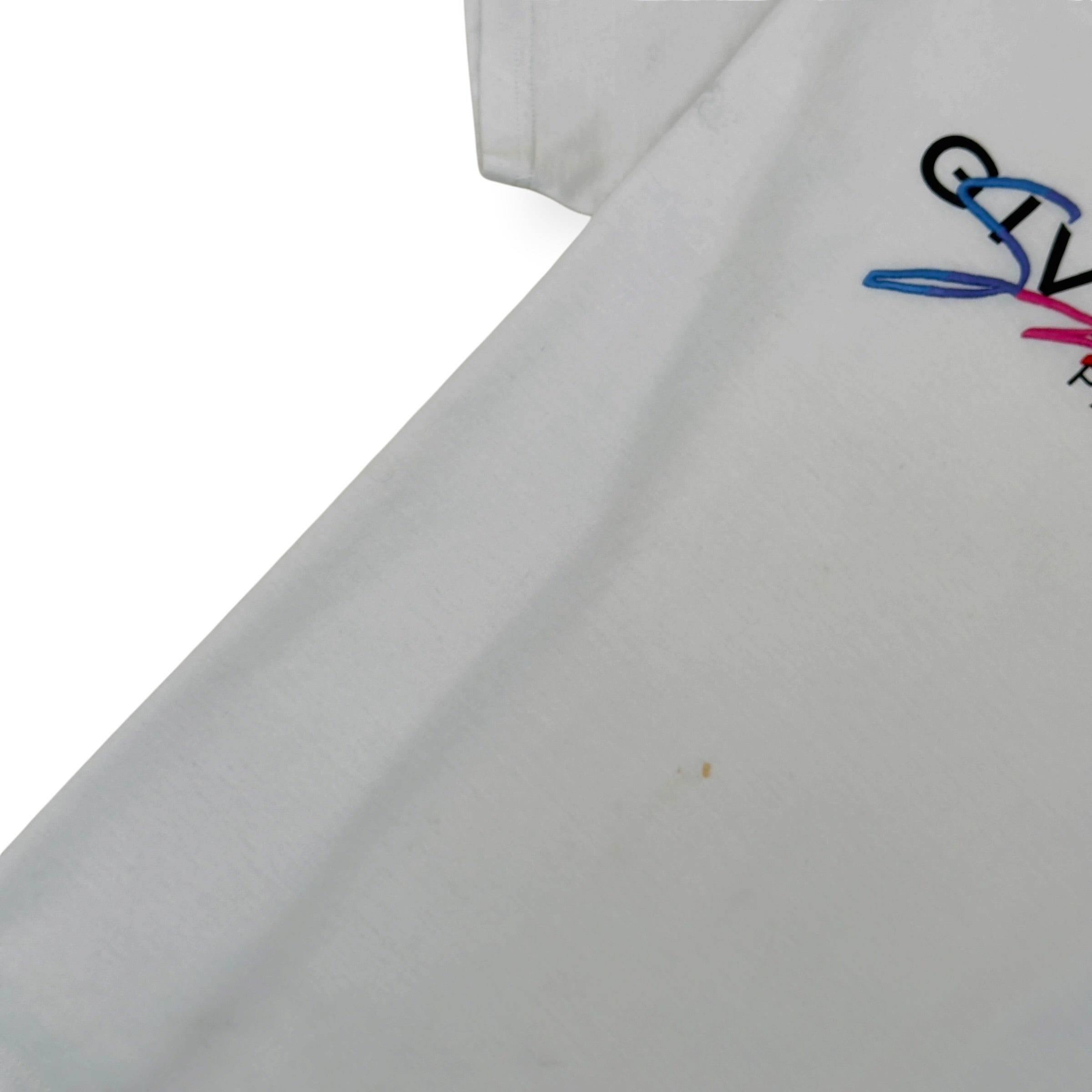 GIVENCHY SIGNATURE LOGO T-SHIRT WHITE XL