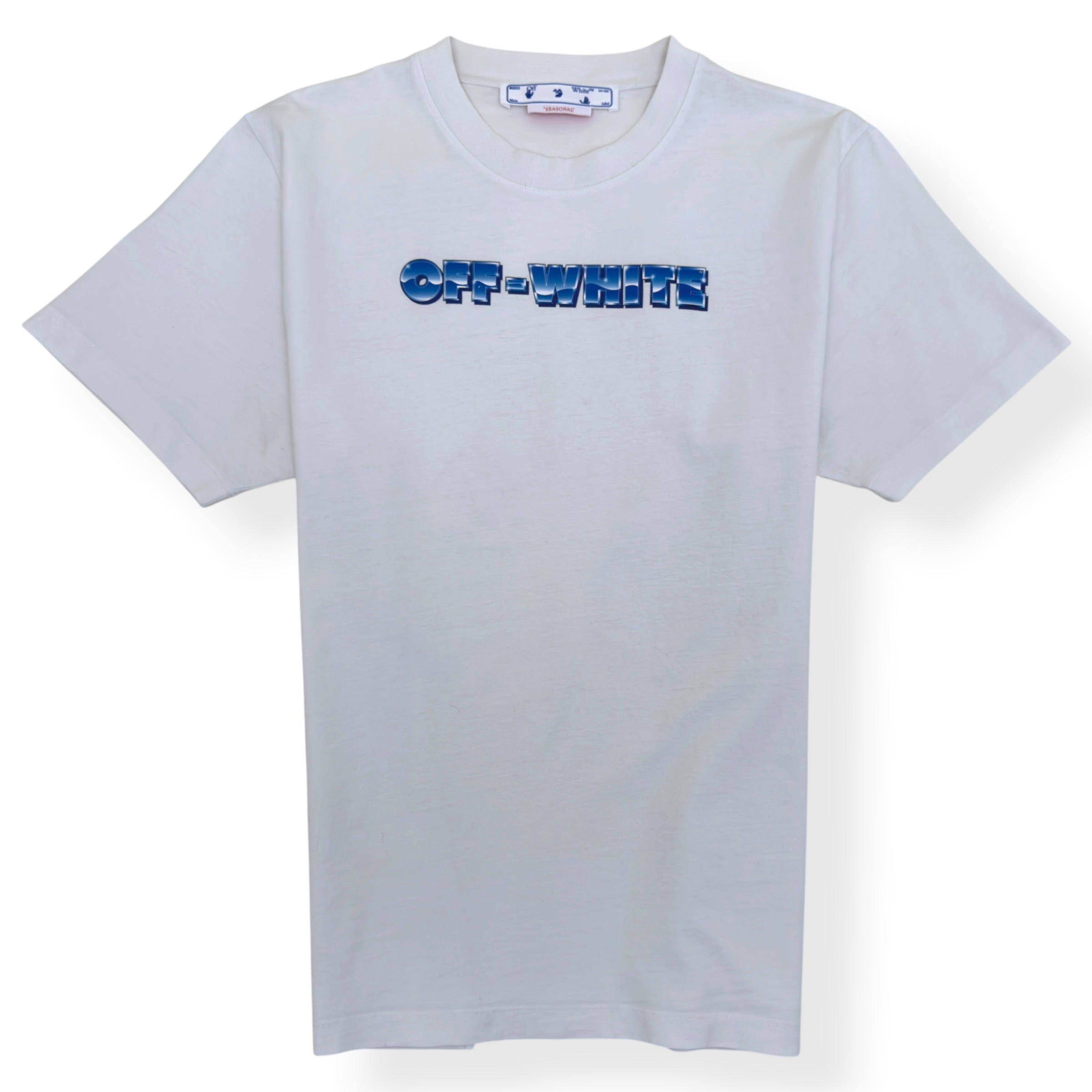 OFF-WHITE ARROWS LOGO T-SHIRT WHITE / BLUE XL