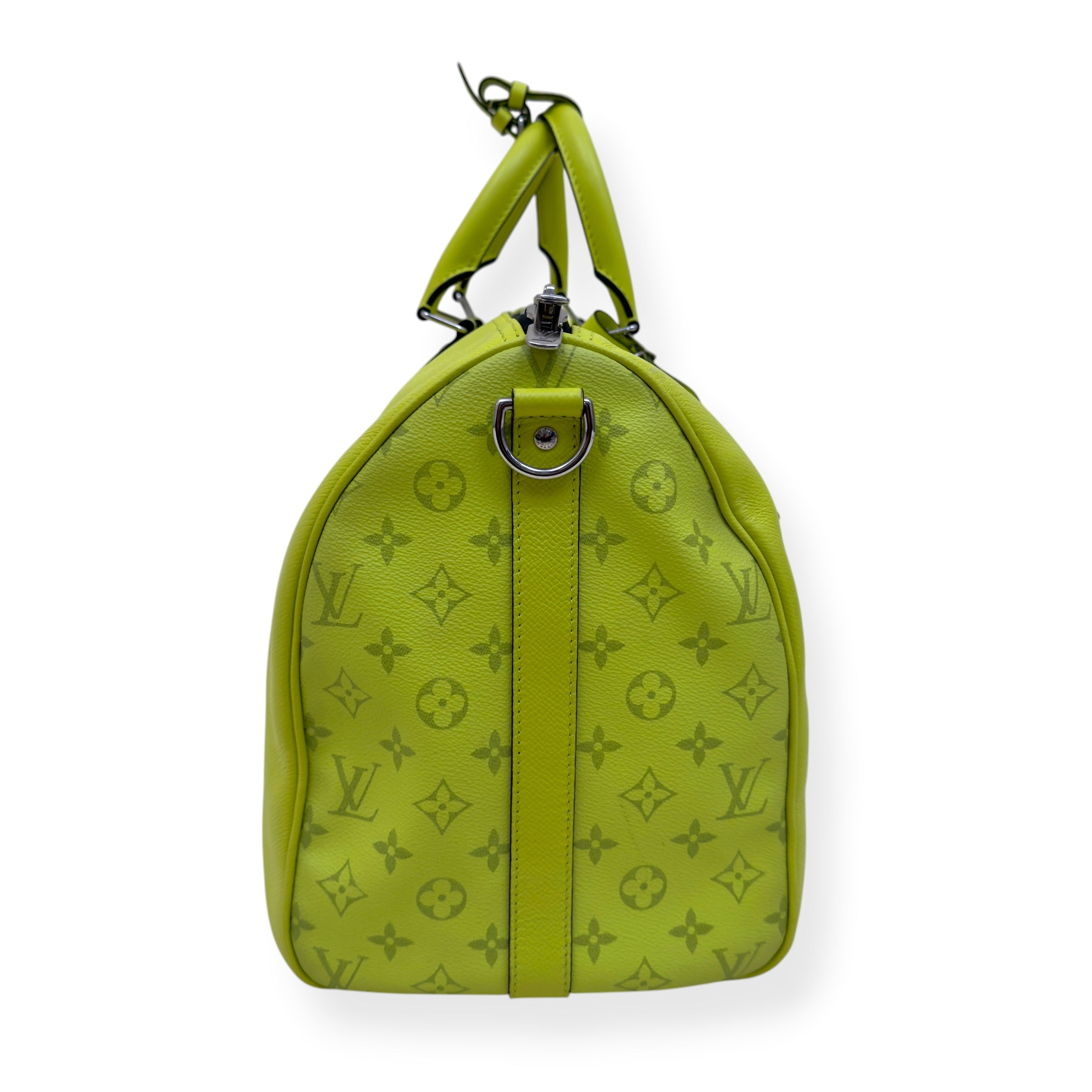 LOUIS VUITTON TAIGARAMA MONOGRAM KEEPALL YELLOW 50