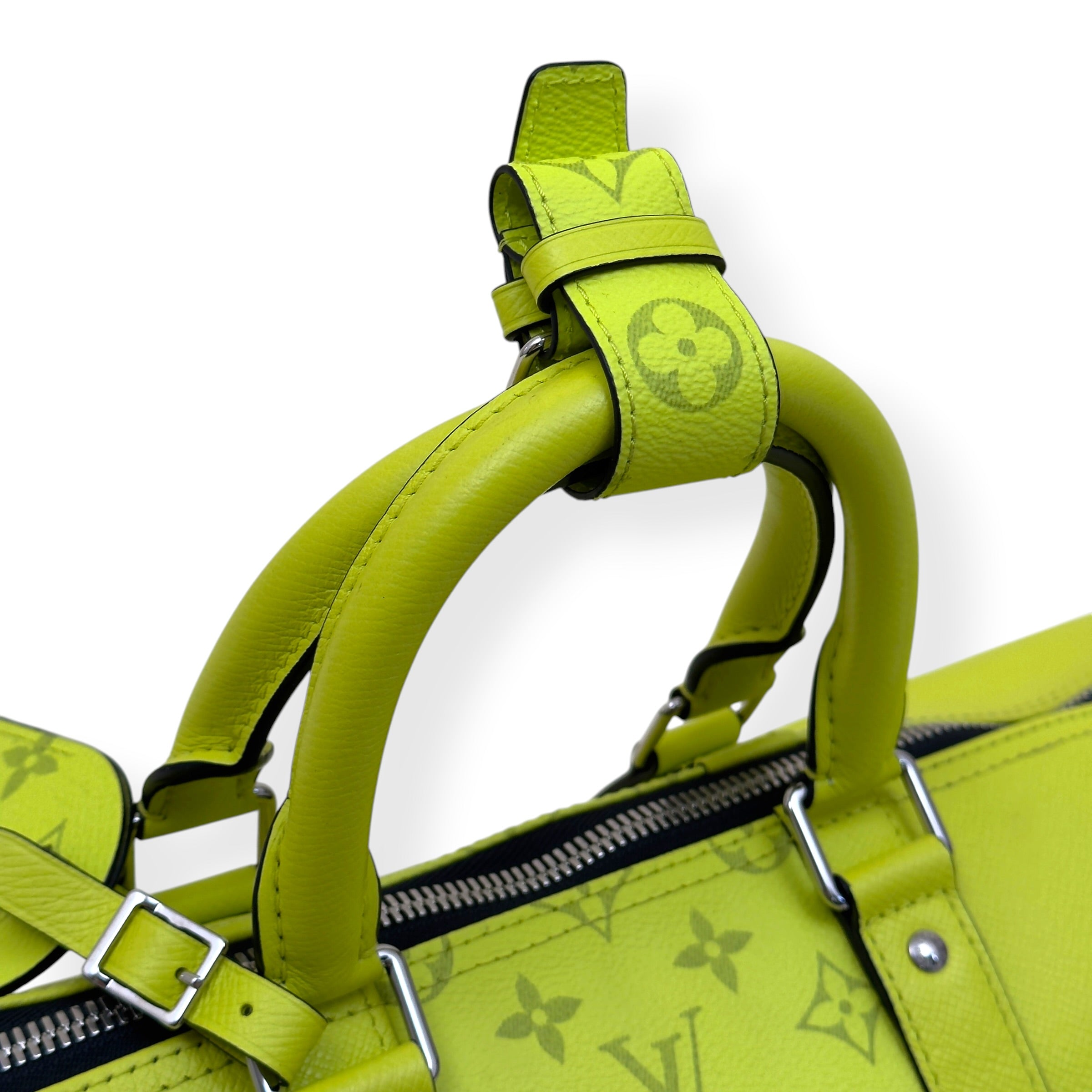 LOUIS VUITTON TAIGARAMA MONOGRAM KEEPALL YELLOW 50