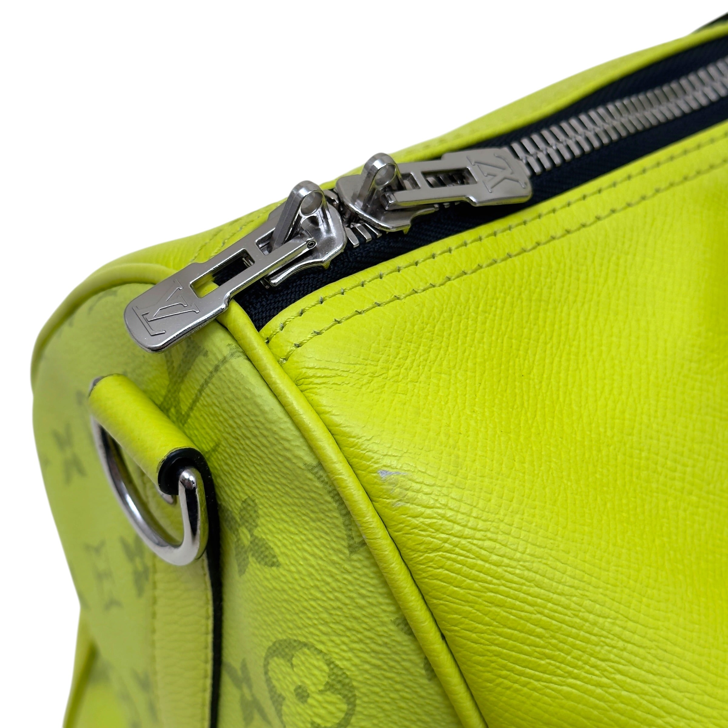 LOUIS VUITTON TAIGARAMA MONOGRAM KEEPALL YELLOW 50