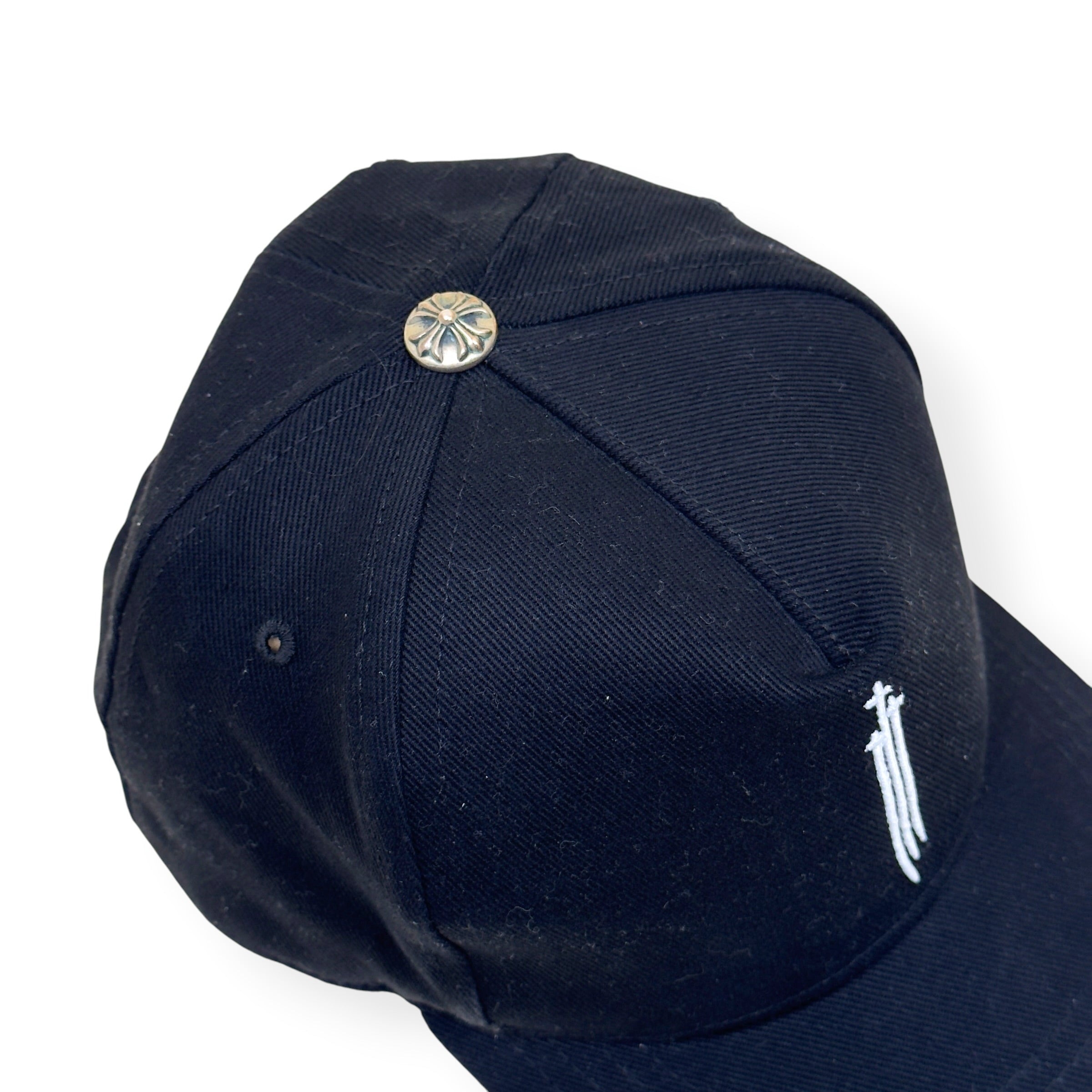 CHROME HEARTS RS3 DAGGER BASEBALL HAT BLACK / WHITE O/S