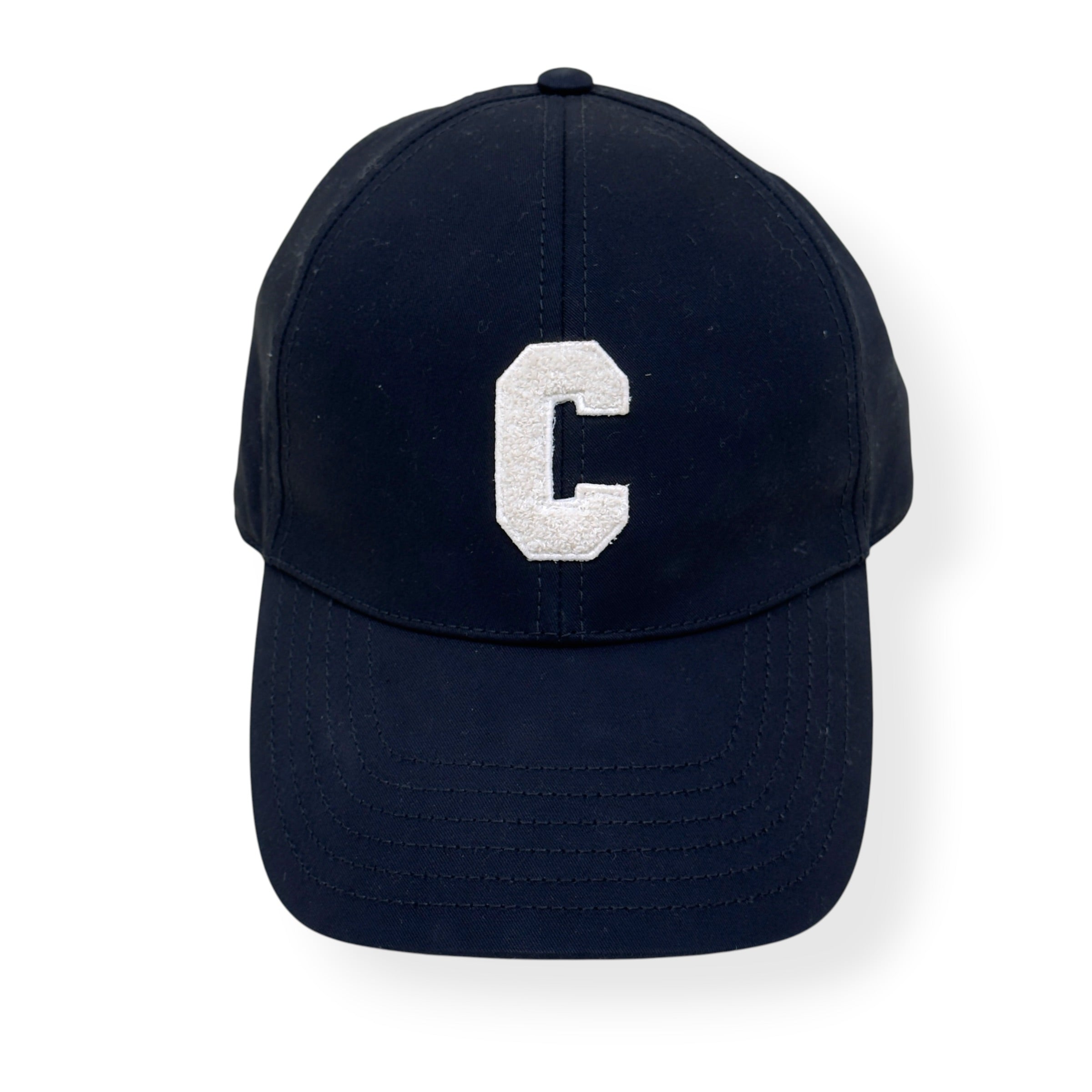 CELINE INITIAL LOGO BASEBALL CAP BLACK L