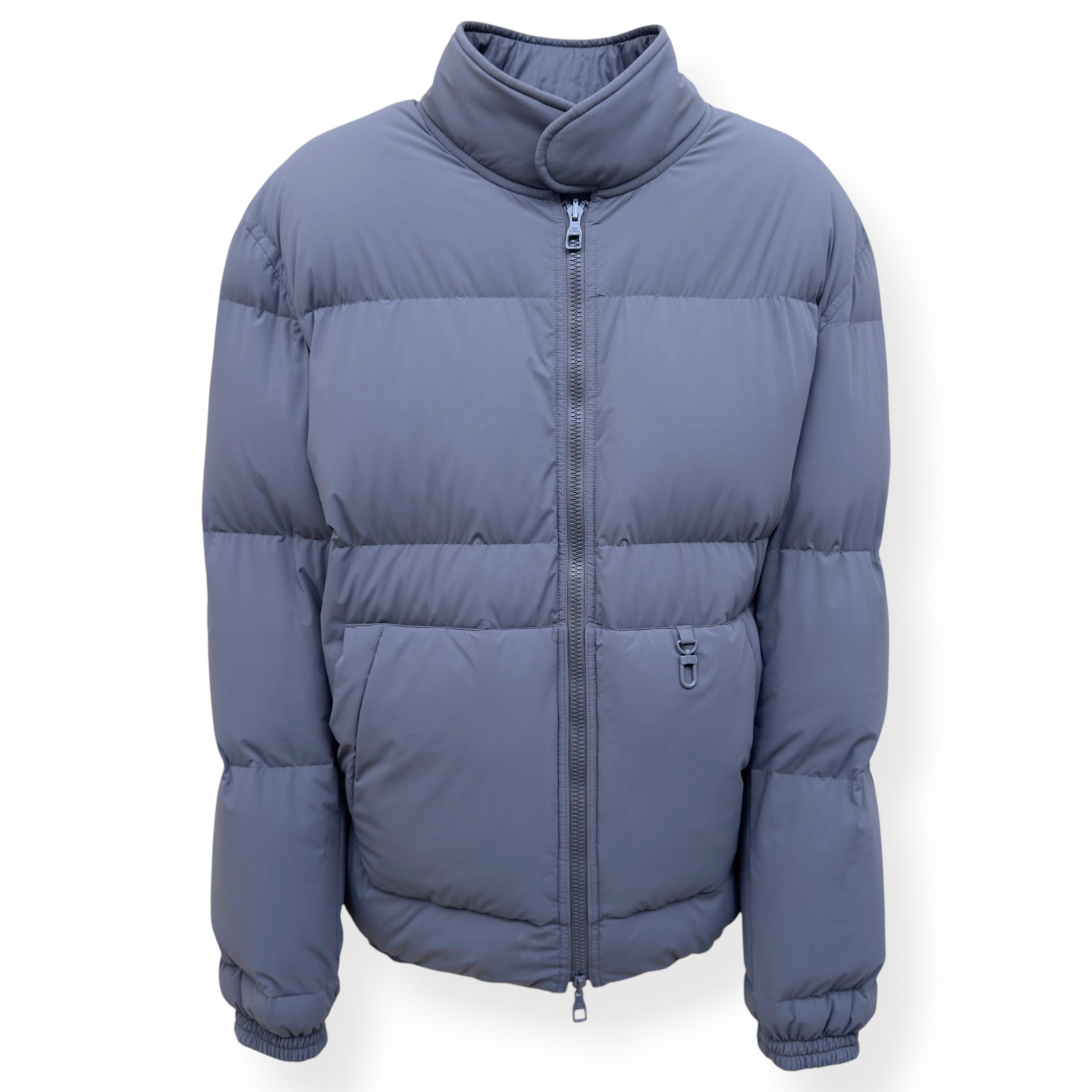 LOUIS VUITTON REVERSIBLE MONOGRAM DOWN BLOUSON LIGHT GREY SIZE 54 / XL