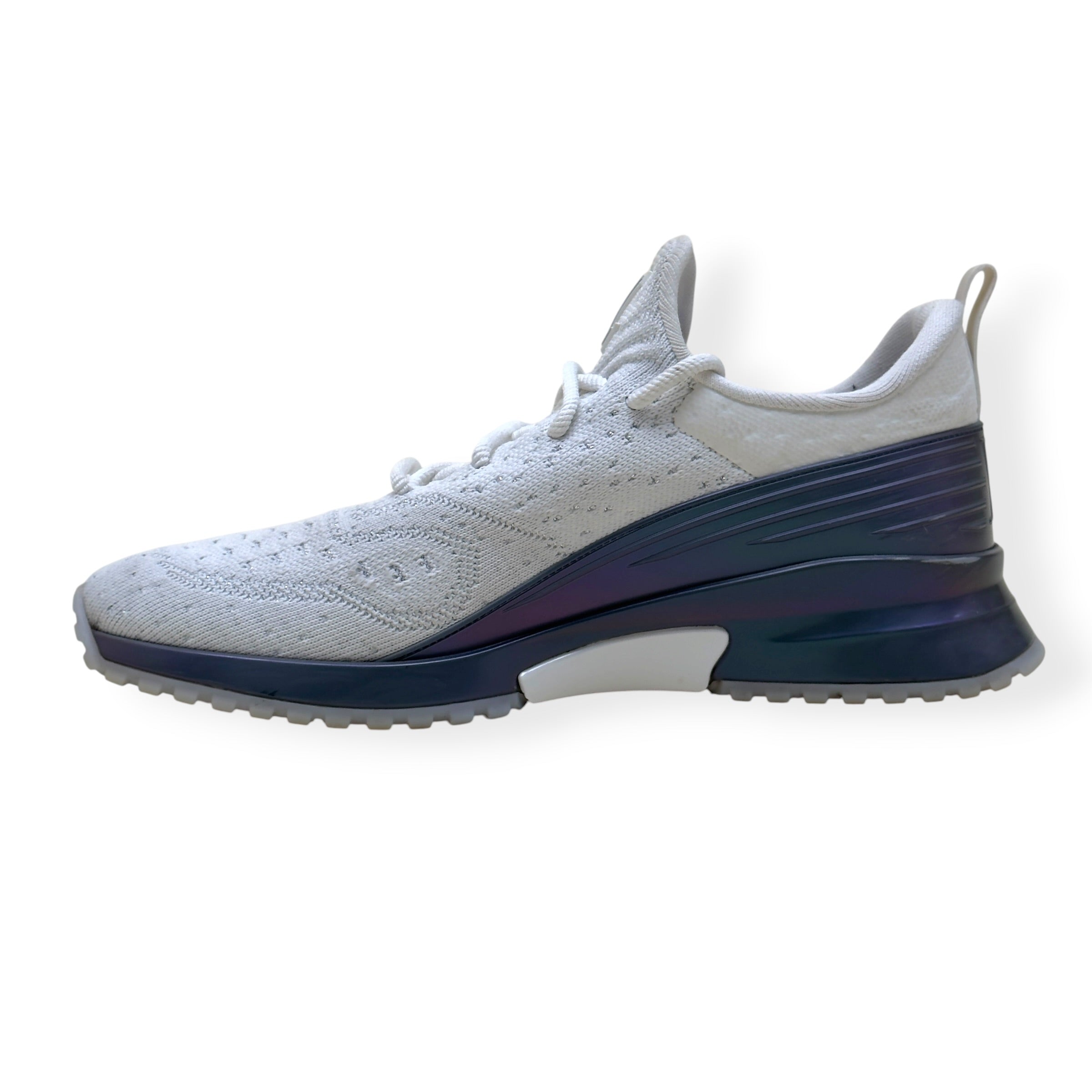 LOUIS VUITTON VNR SNEAKER WHITE / METALLIC UK11