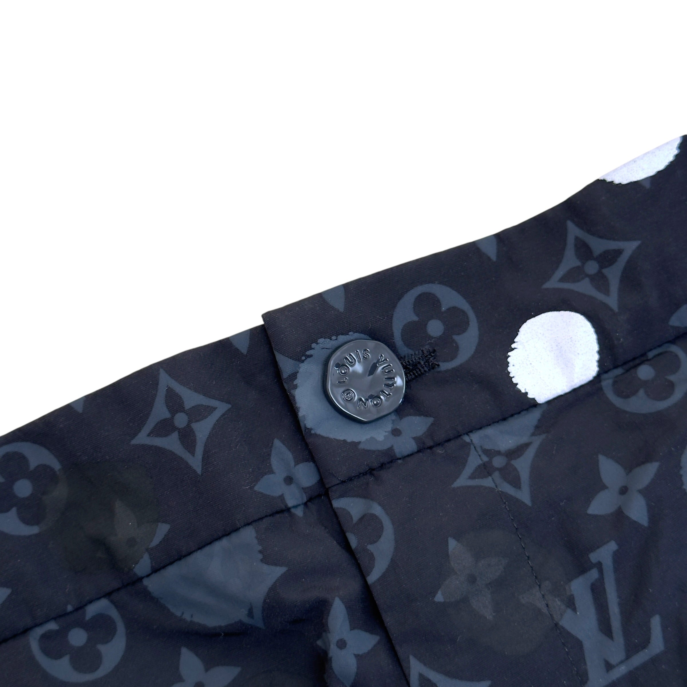 LOUIS VUITTON YAYOI KUSAMA CARGO TROUSERS BLACK L