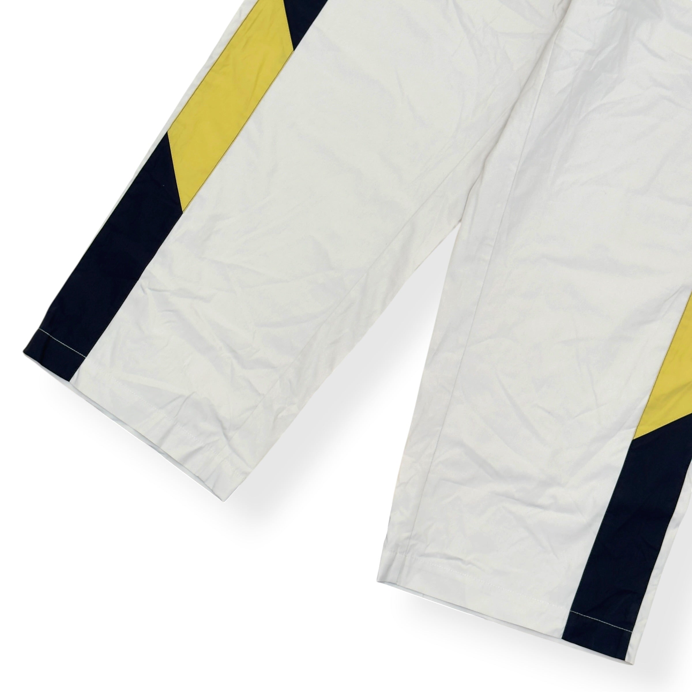 ISABEL MARANT COLOUR BLOCK TRACK TROUSERS ECRU L