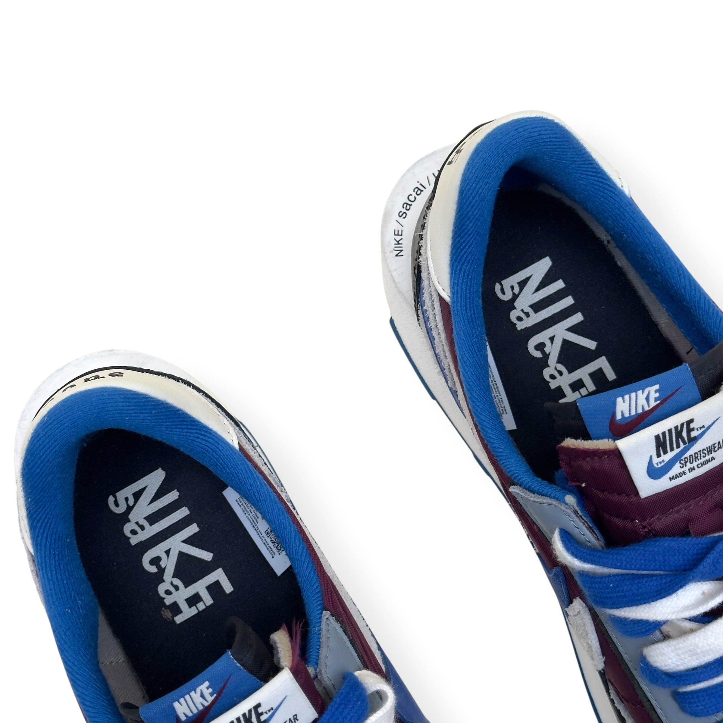 NIKE X SACAI X UNDERCOVER LDWAFFLE SNEAKER ‘NIGHT MAROON TEAM ROYAL’ UK10