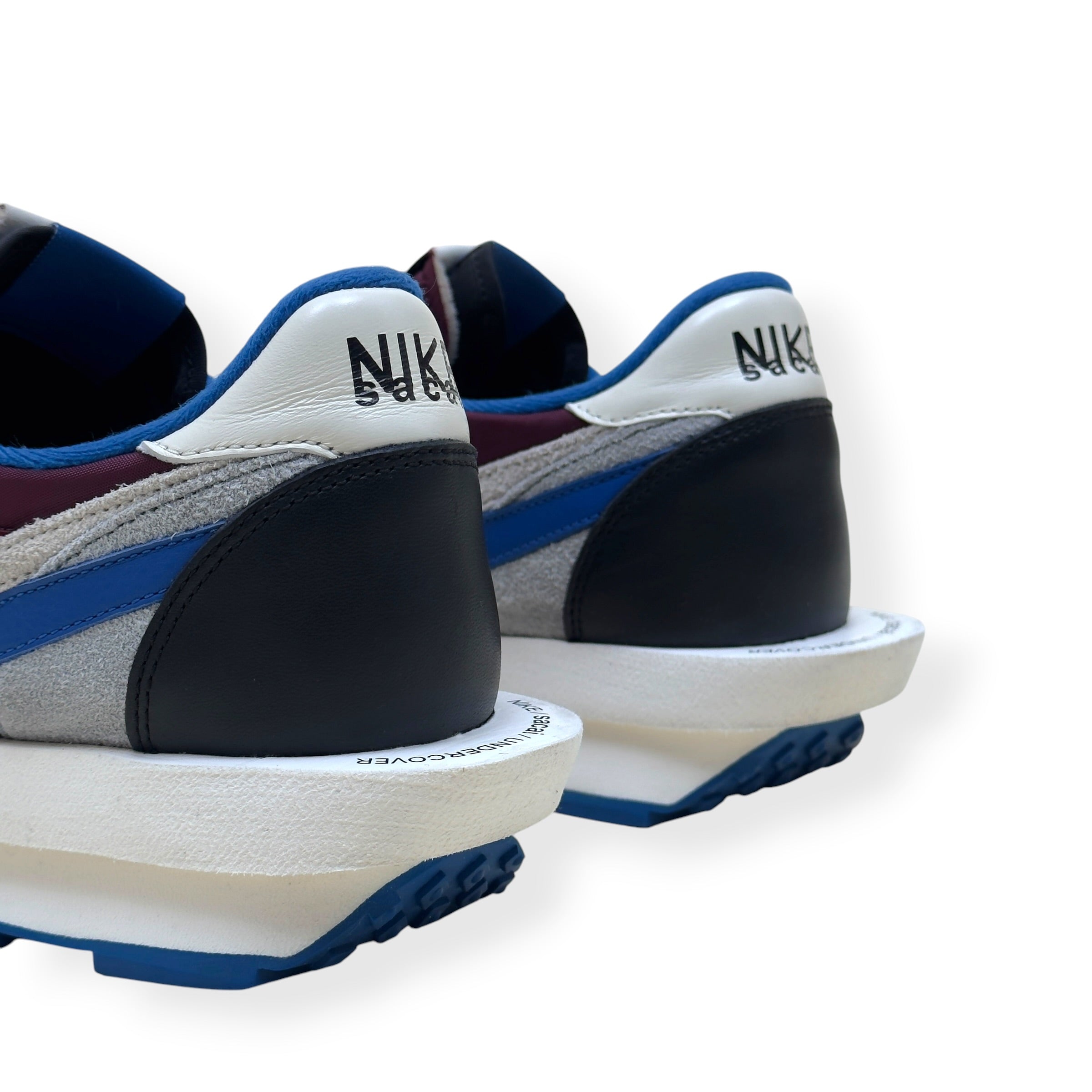 NIKE X SACAI X UNDERCOVER LDWAFFLE SNEAKER ‘NIGHT MAROON TEAM ROYAL’ UK10