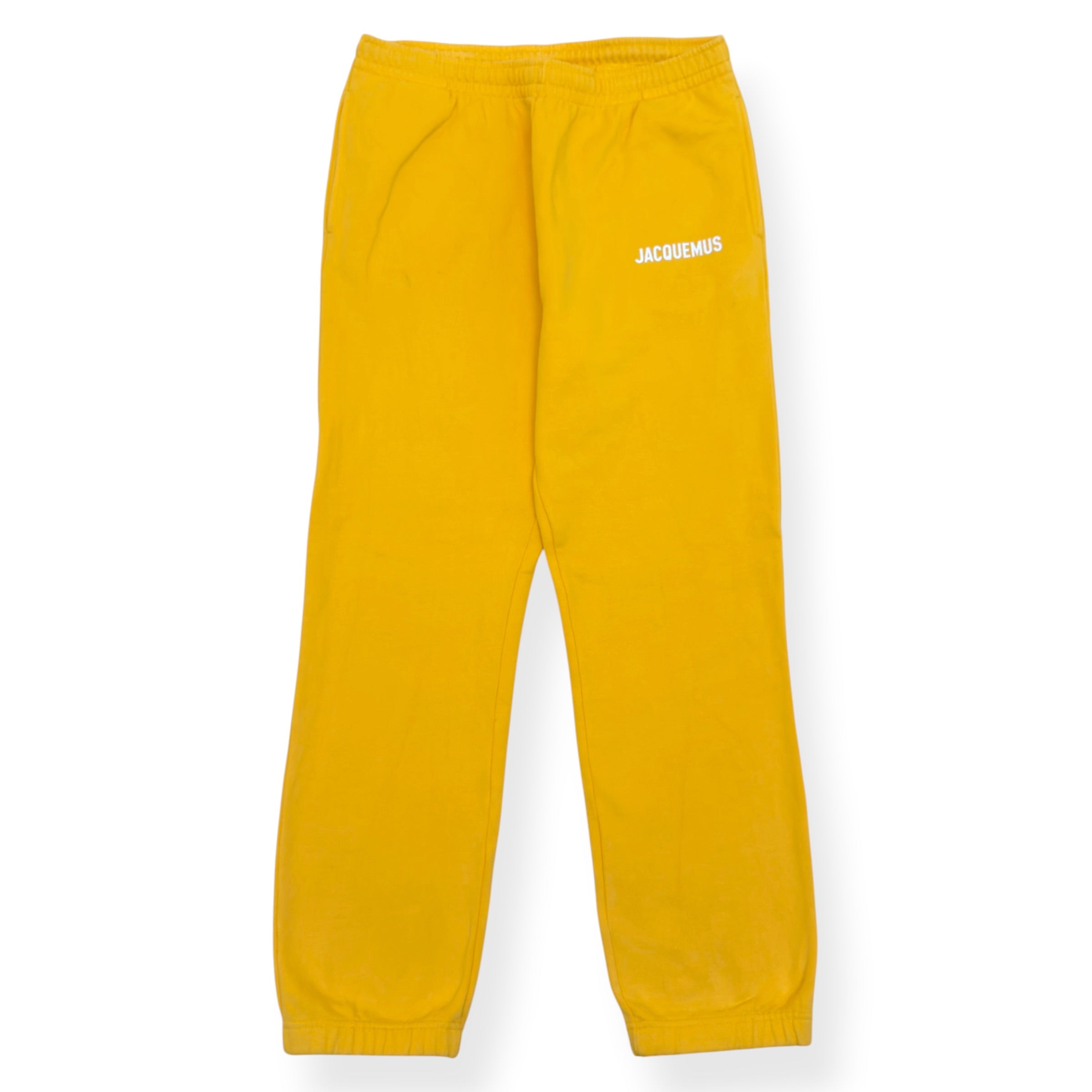 JACQUEMUS LOGO SWEATPANTS YELLOW L