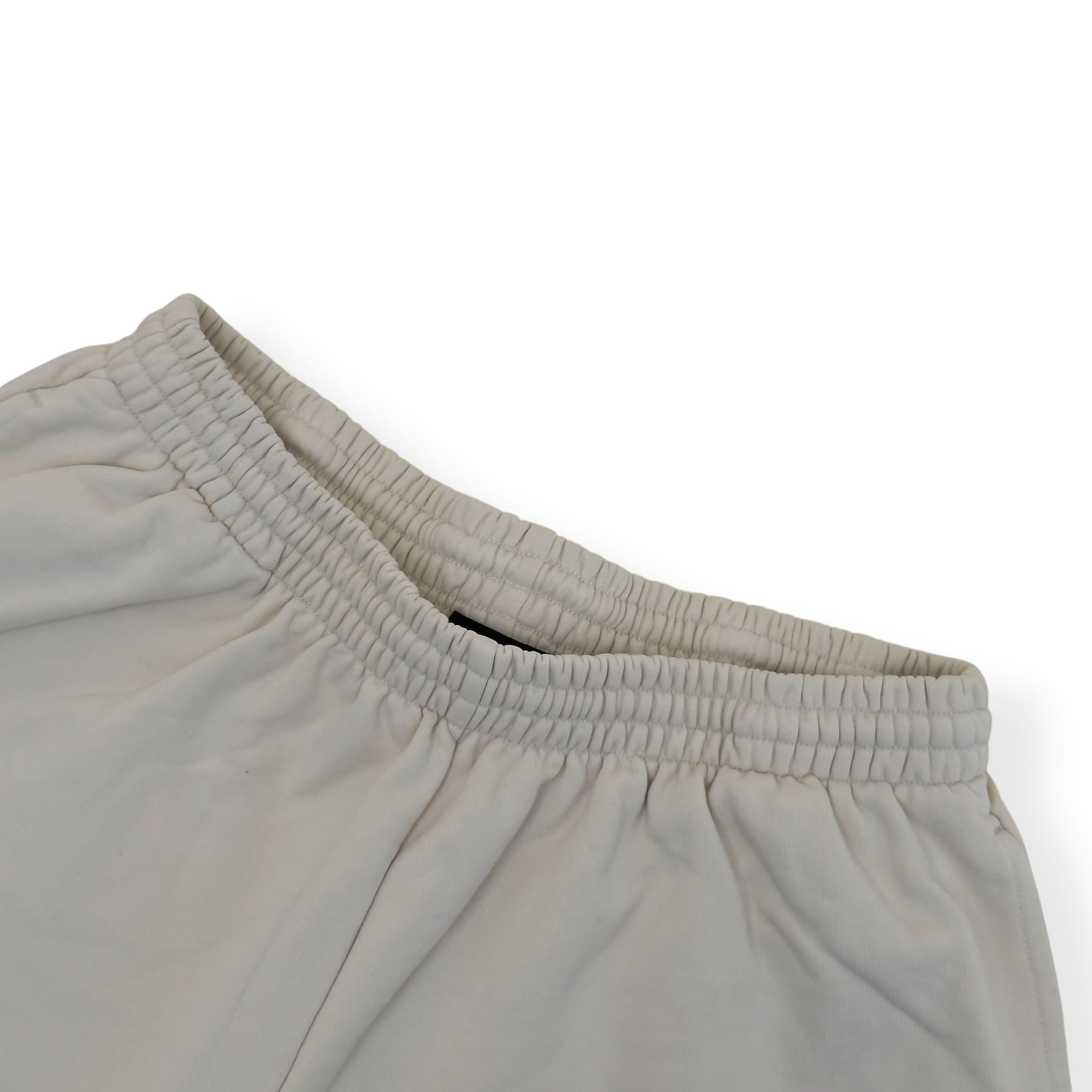 BALENCIAGA POLITICAL LOGO SHORTS ECRU M