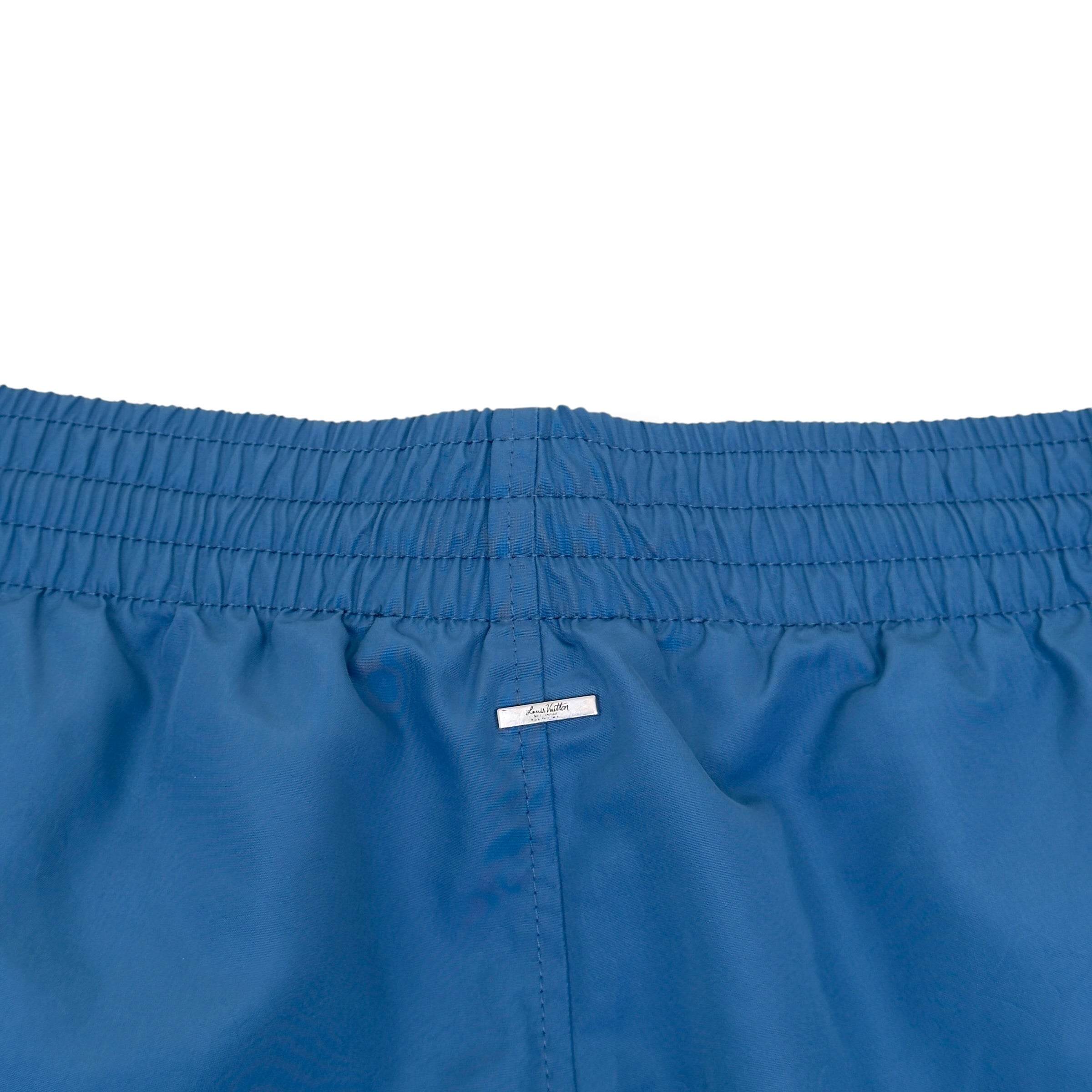 LOUIS VUITTON MONOGRAM SWIM SHORTS BLUE XL