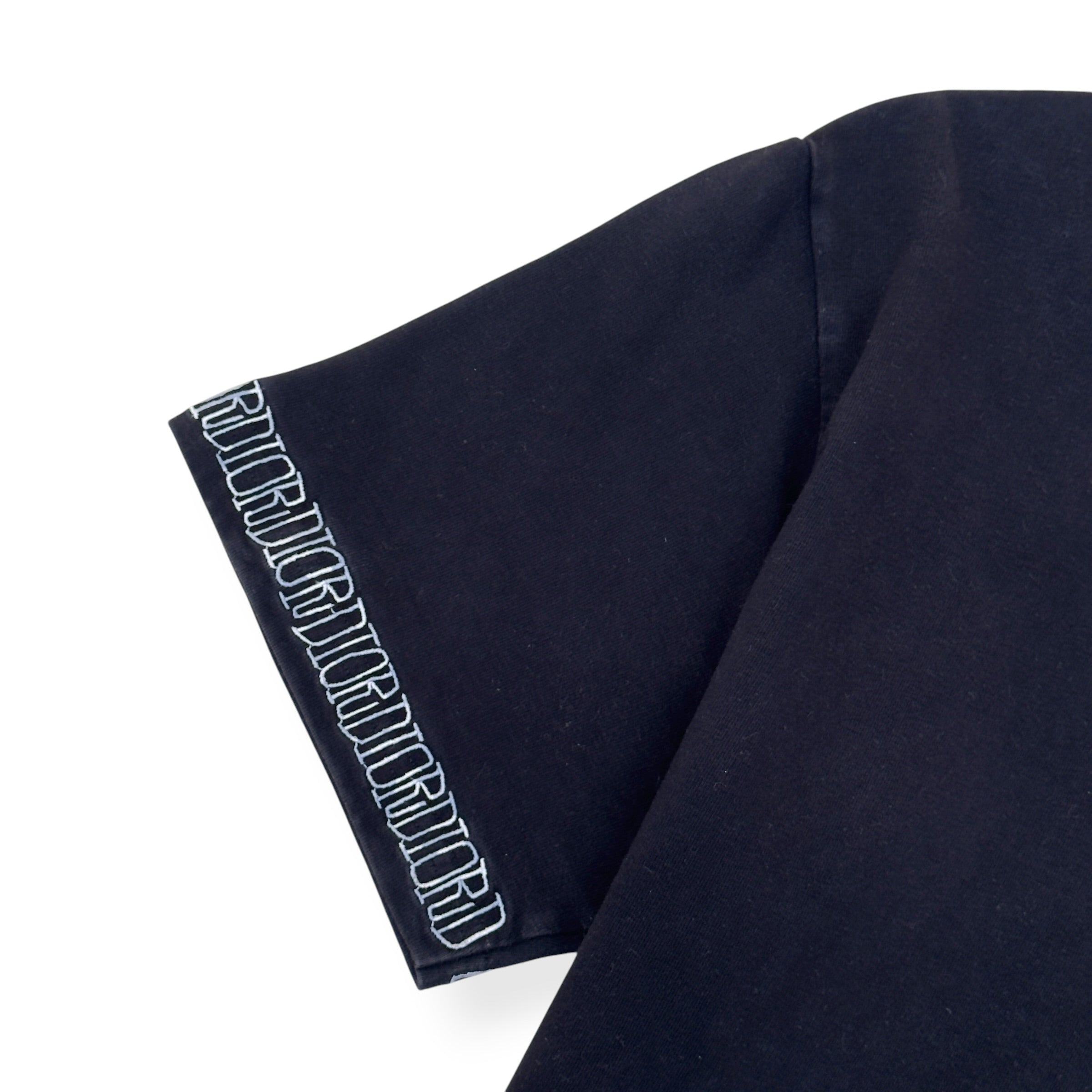 DIOR LOGO EMBROIDERED T-SHIRT BLACK L
