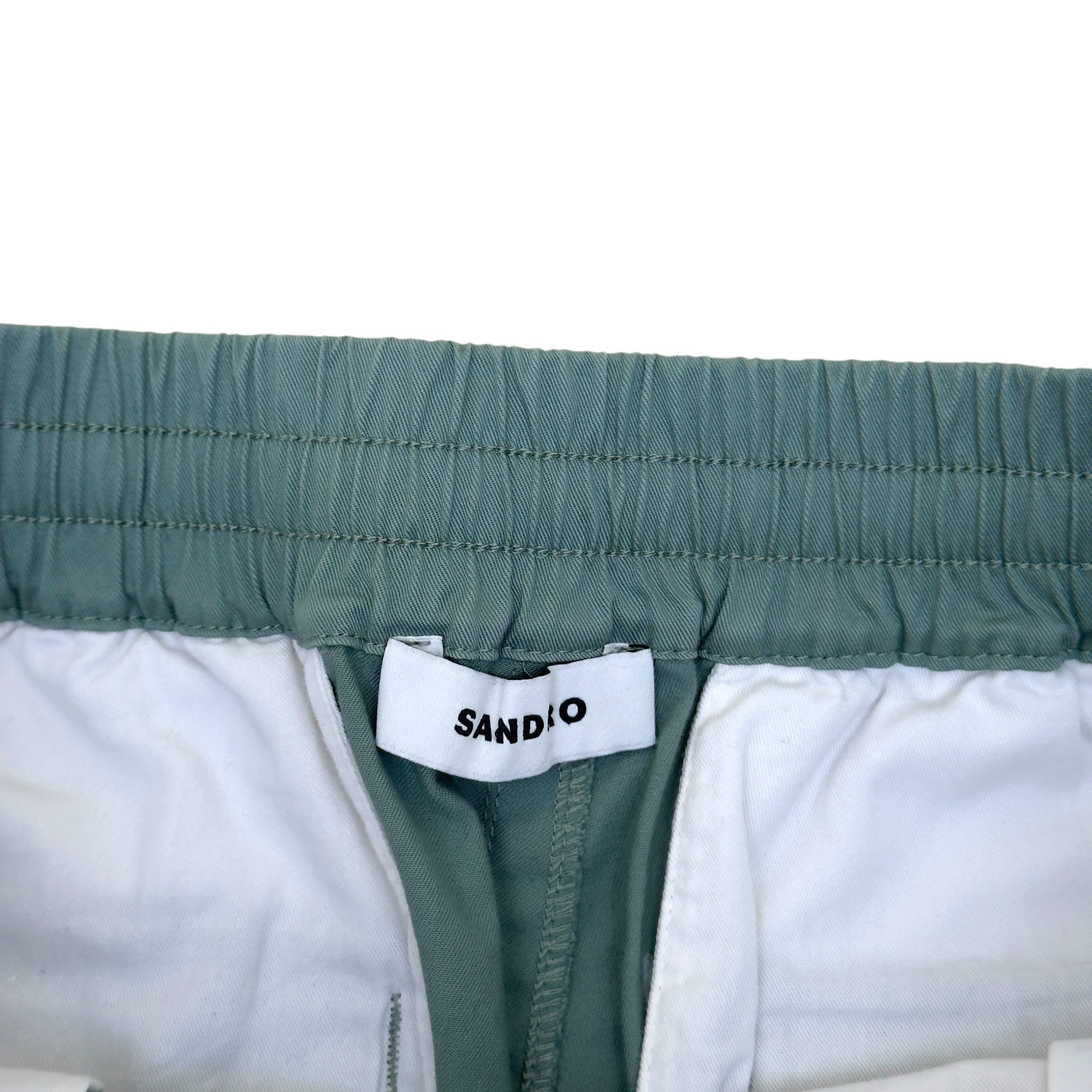SANDRO DRAWSTRING SHORTS SAGE GREEN 46 / L