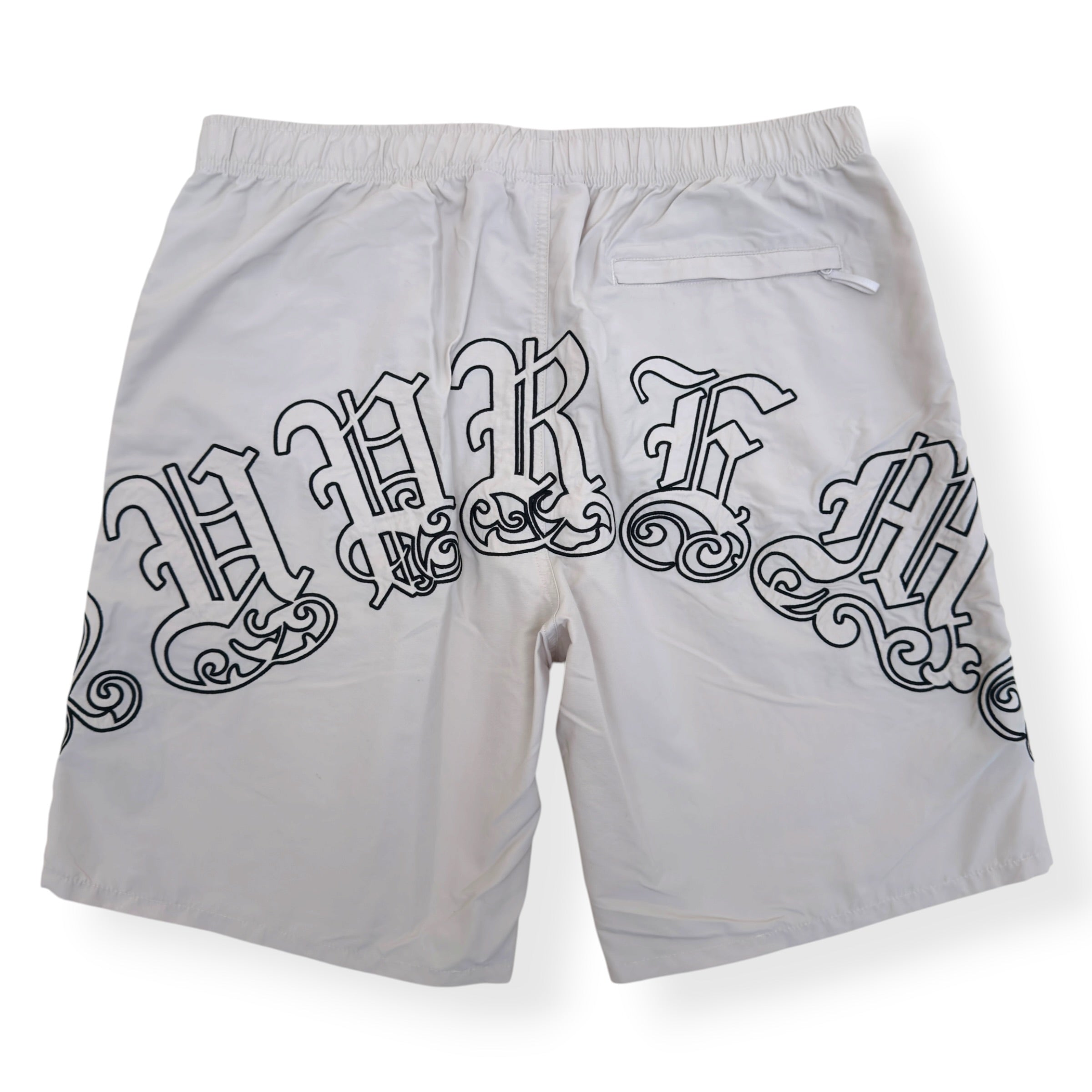 SUPREME SS23 OLD ENGLISH LOGO SHORTS ECRU L