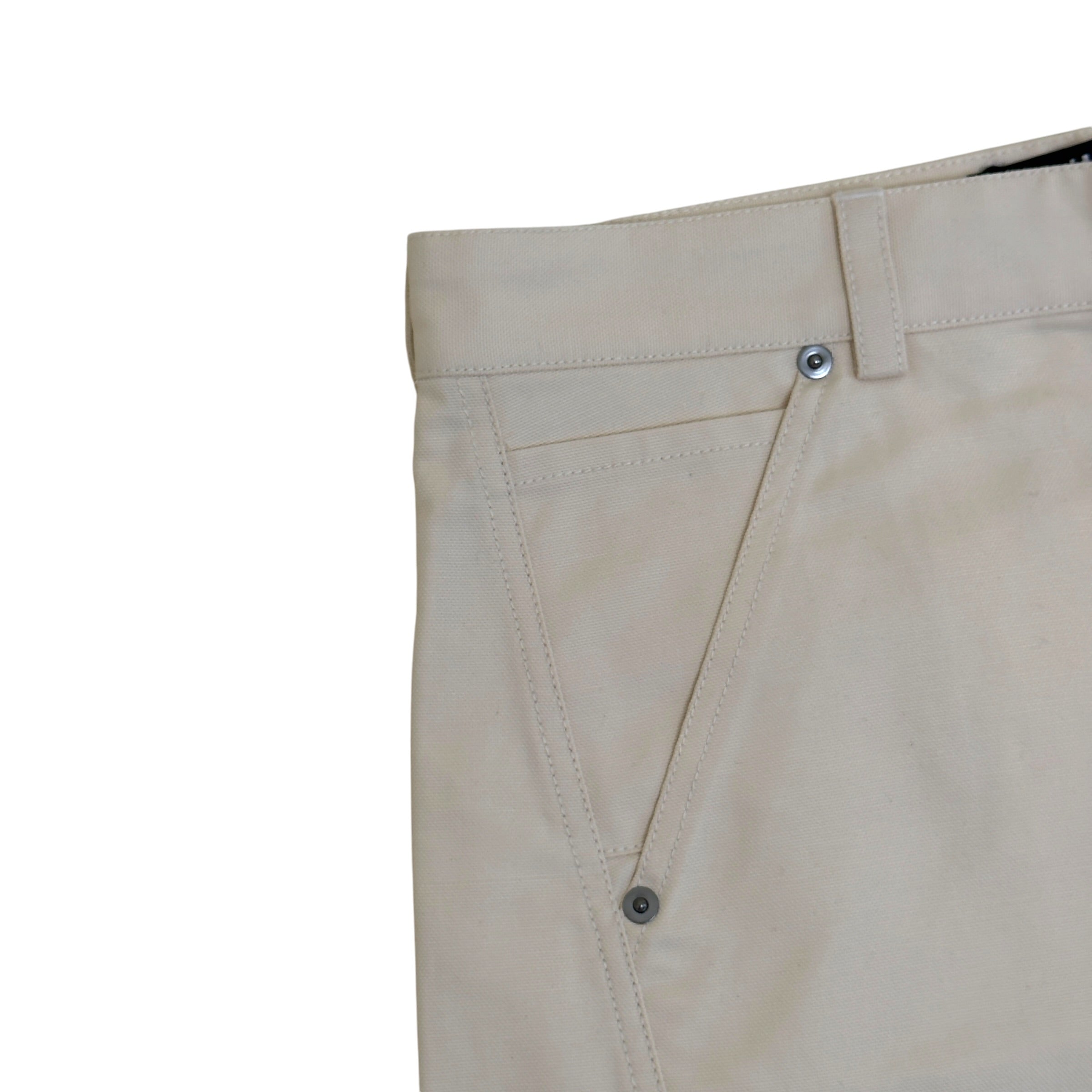 JACQUEMUS LE PAPIER CARGO TROUSERS CREAM 48 / S