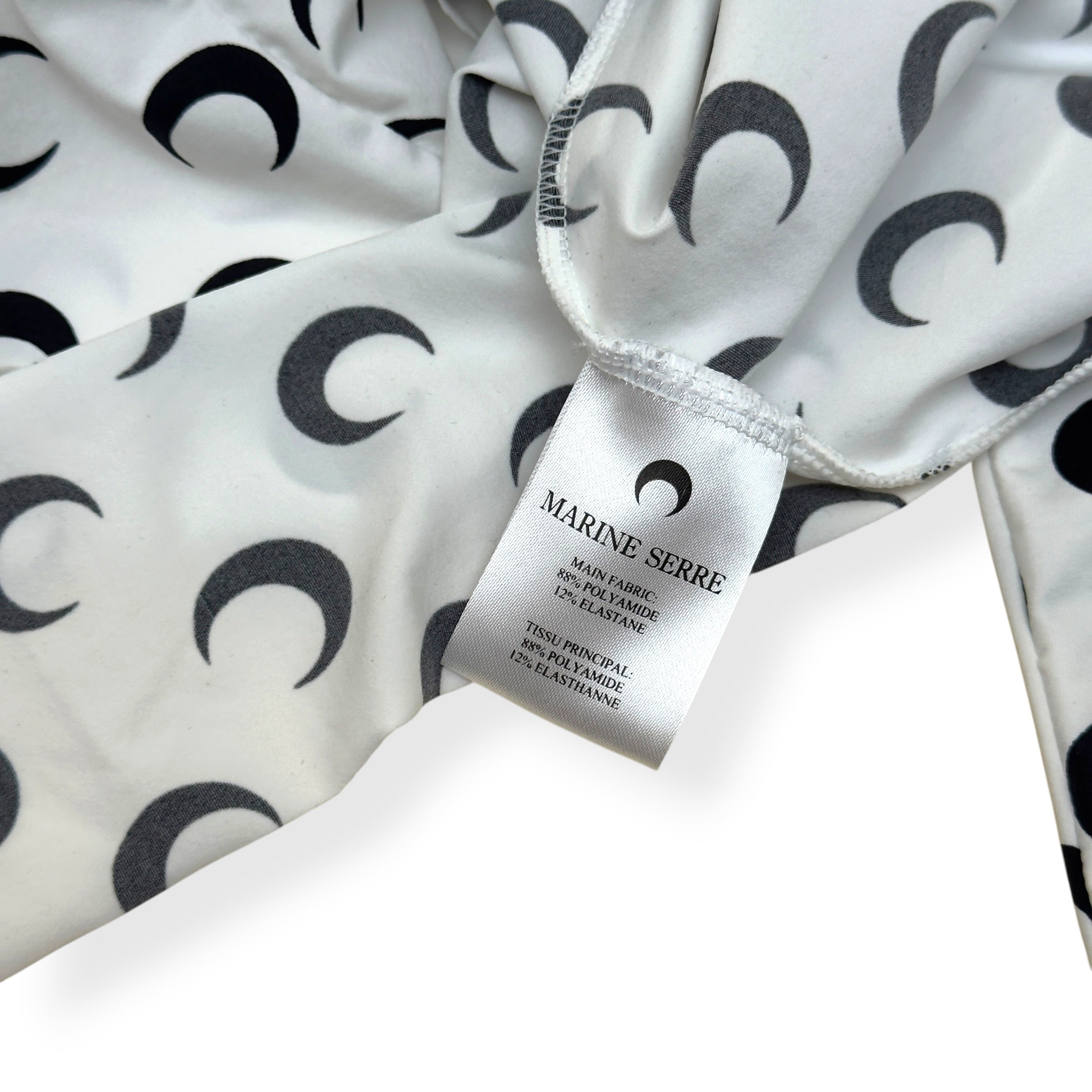 MARINE SERRE MOON PRINT TOP WHITE L