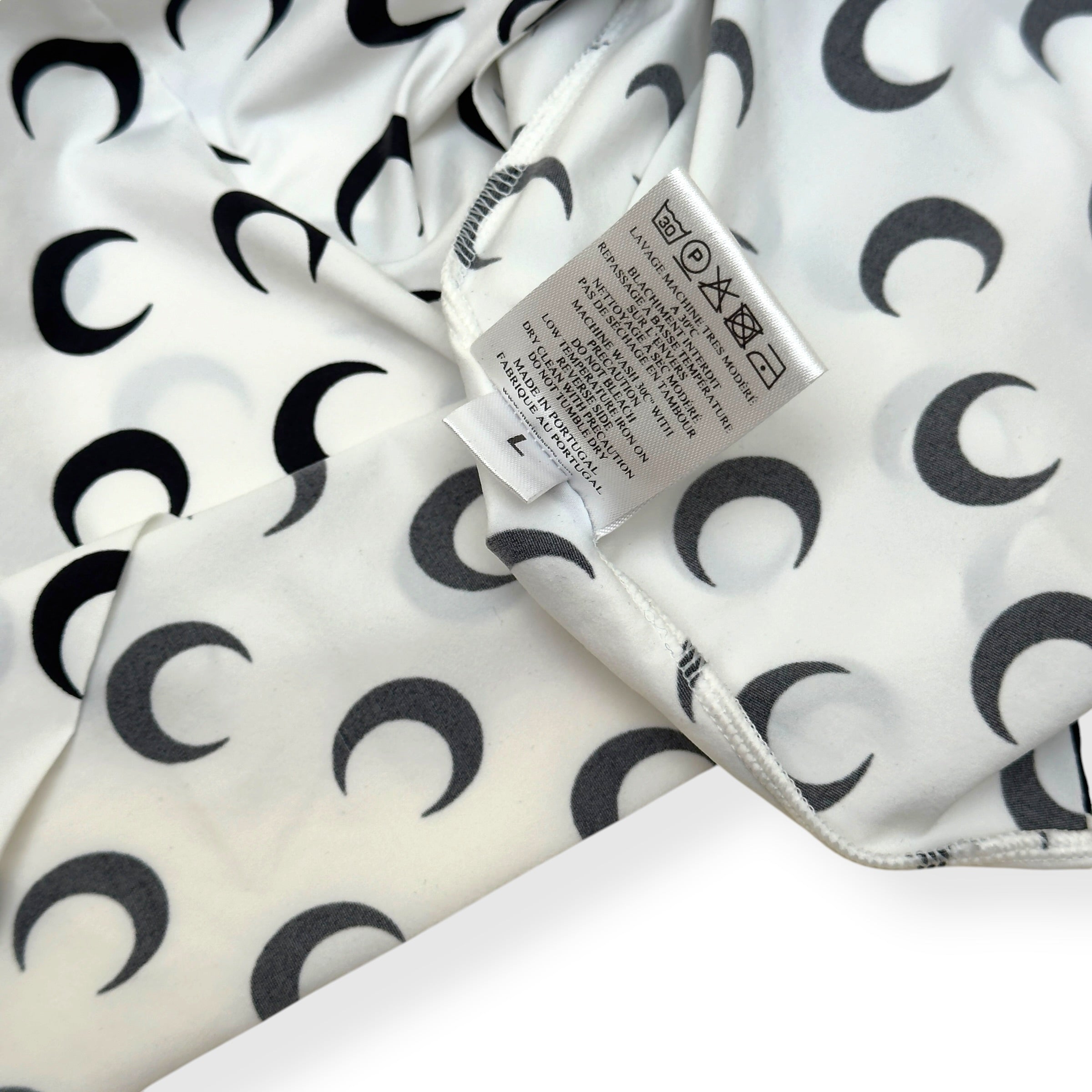 MARINE SERRE MOON PRINT TOP WHITE L