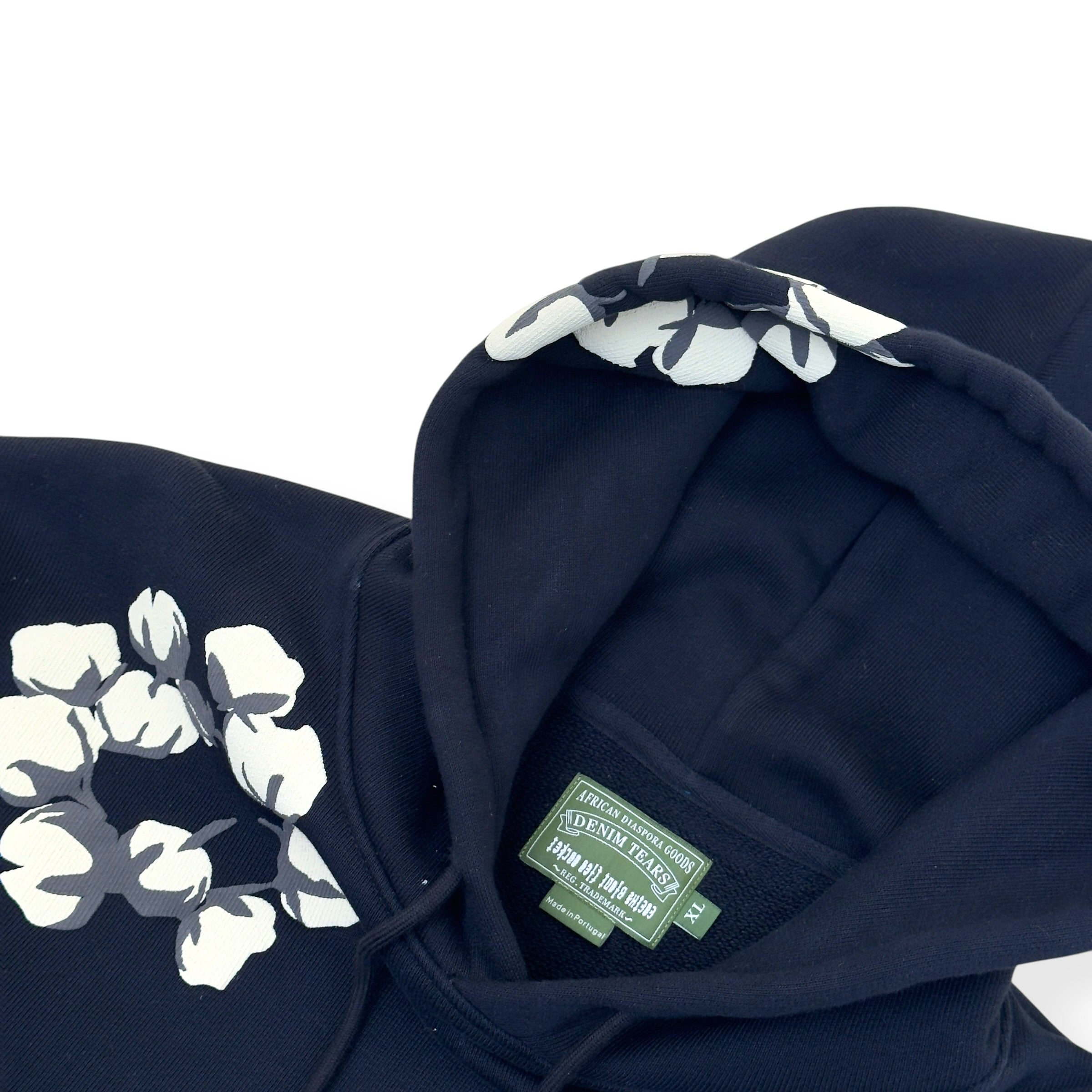 DENIM TEARS X CPFM COTTON WREATH HOODIE BLACK XL