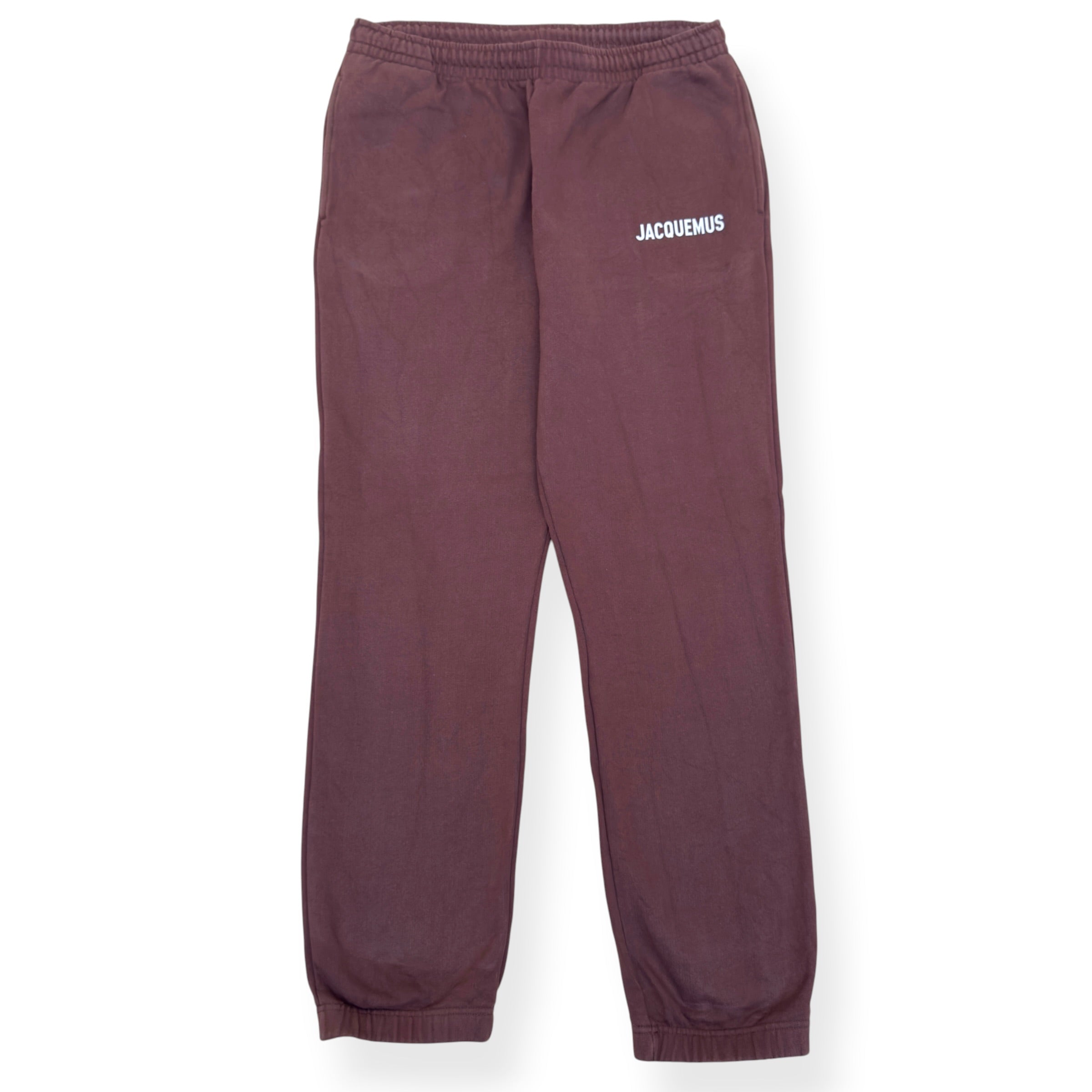 JACQUEMUS LOGO SWEATPANTS BROWN L