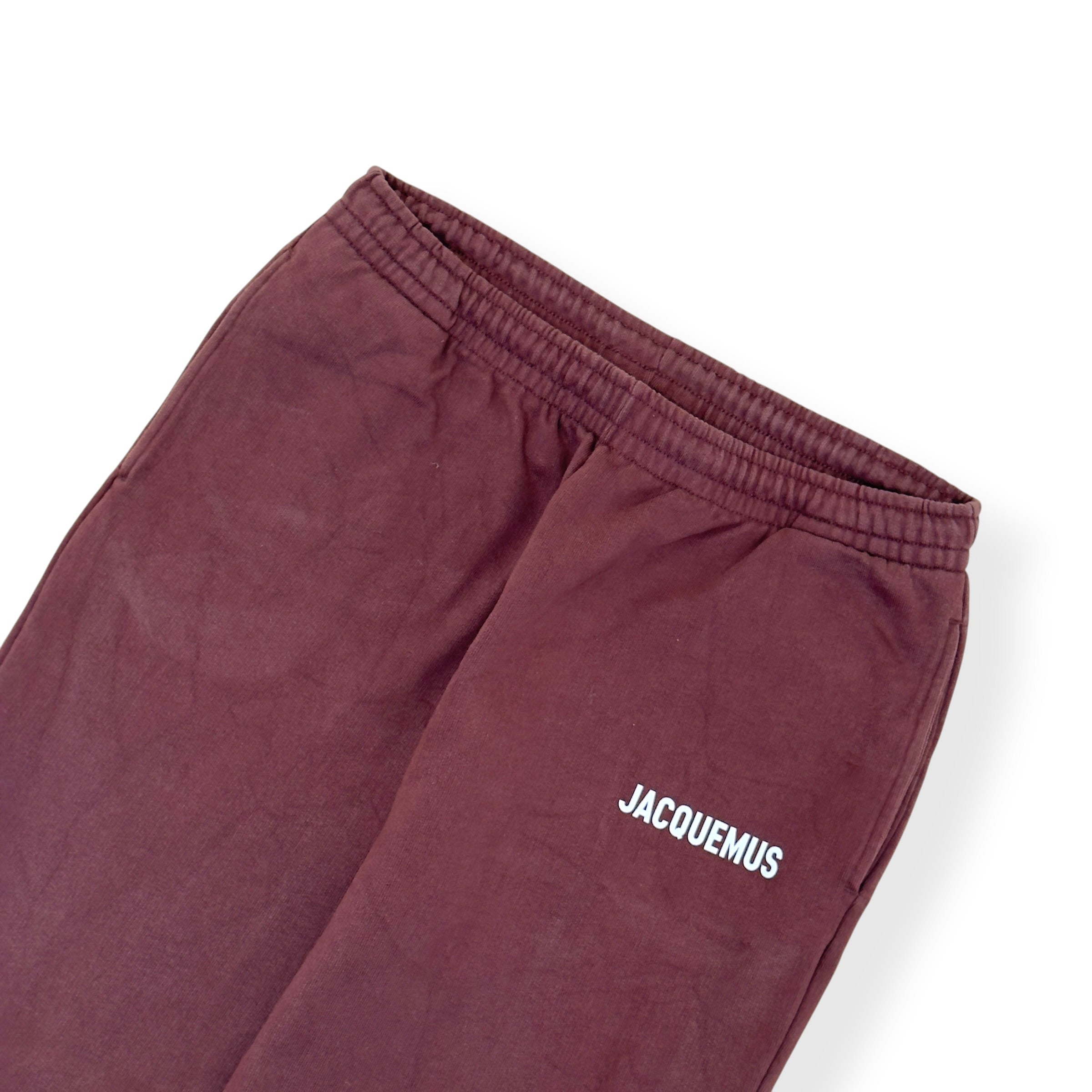 JACQUEMUS LOGO SWEATPANTS BROWN L