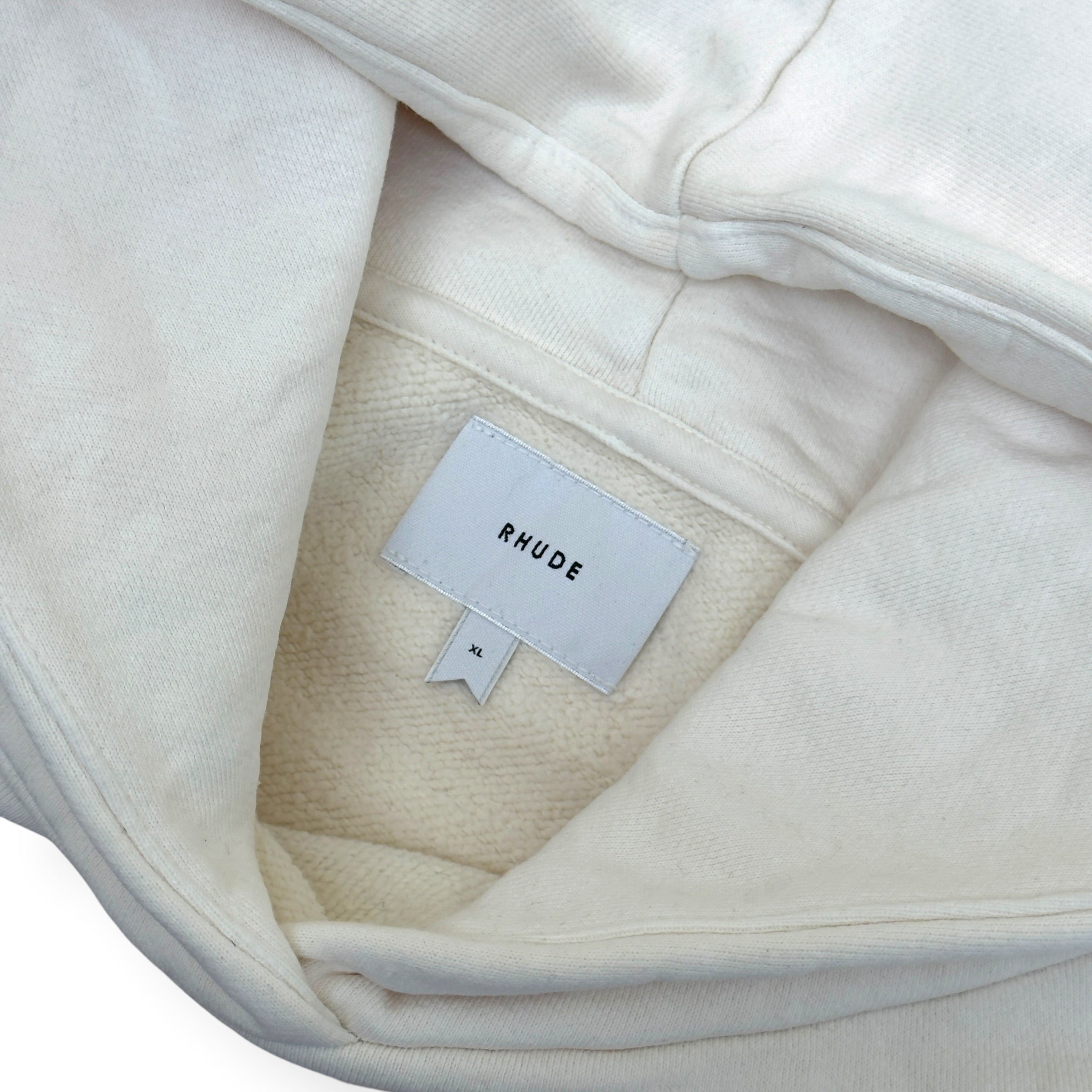 RHUDE HOTEL DE RHUDE HOODIE ECRU XL
