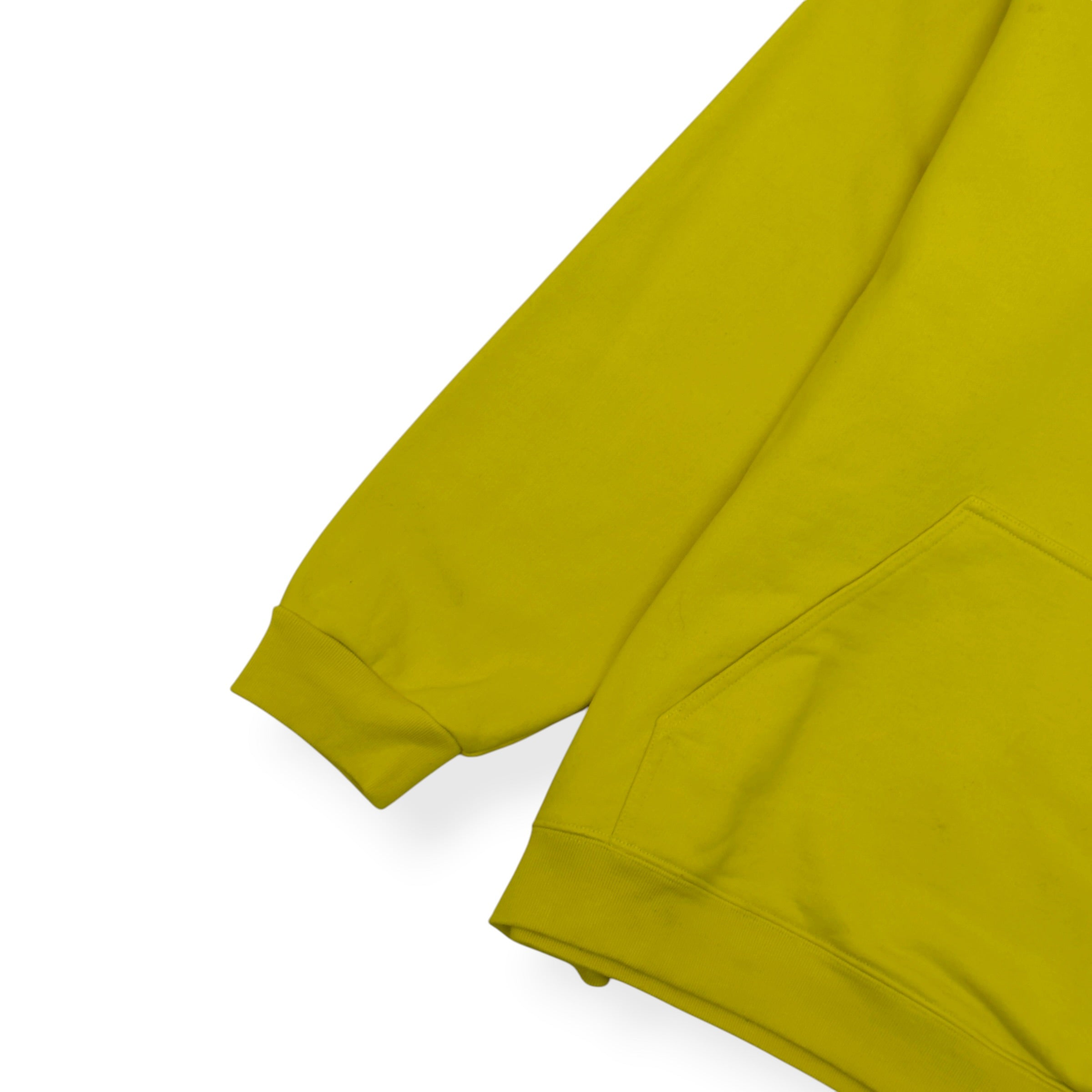 BALENCIAGA LOGO HOODIE YELLOW L