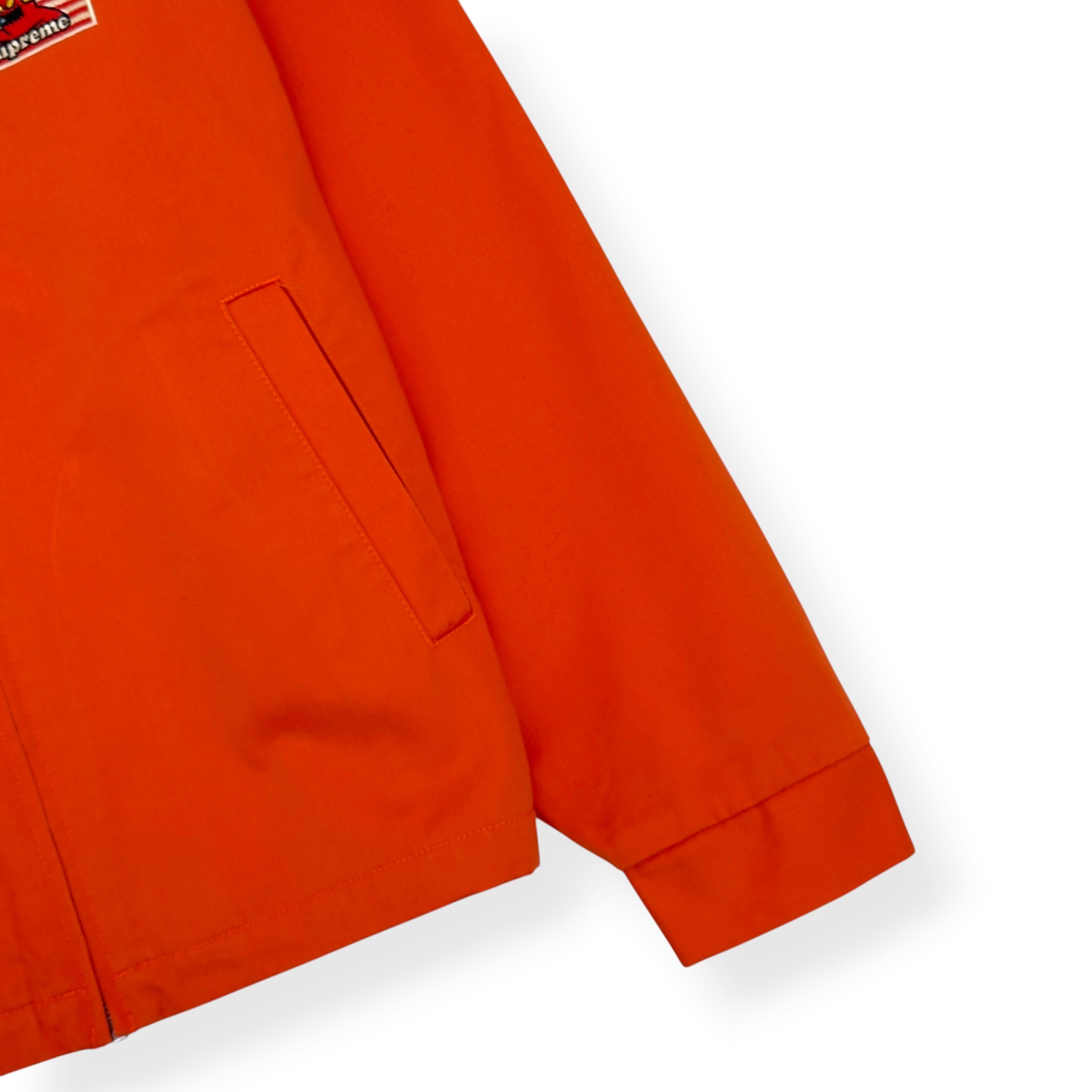 SUPREME X TOY MACHINE HARRINGTON JACKET ORANGE M