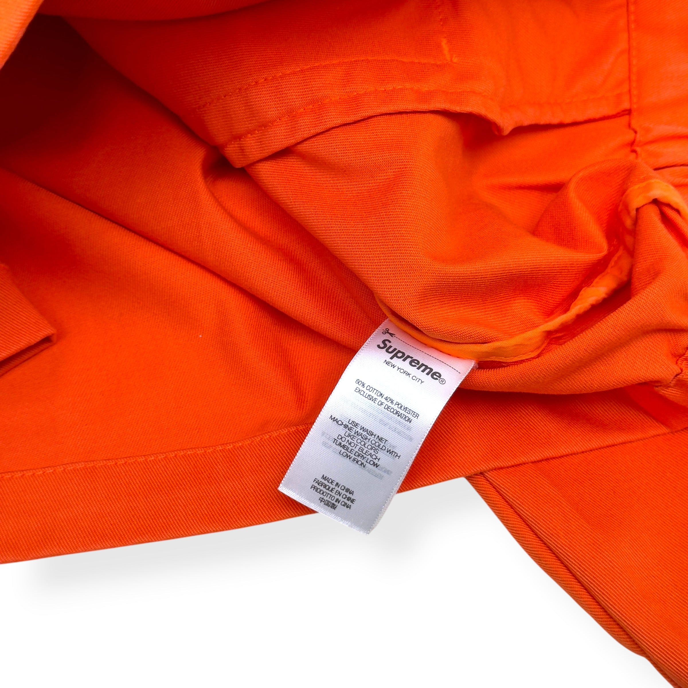 SUPREME X TOY MACHINE HARRINGTON JACKET ORANGE M