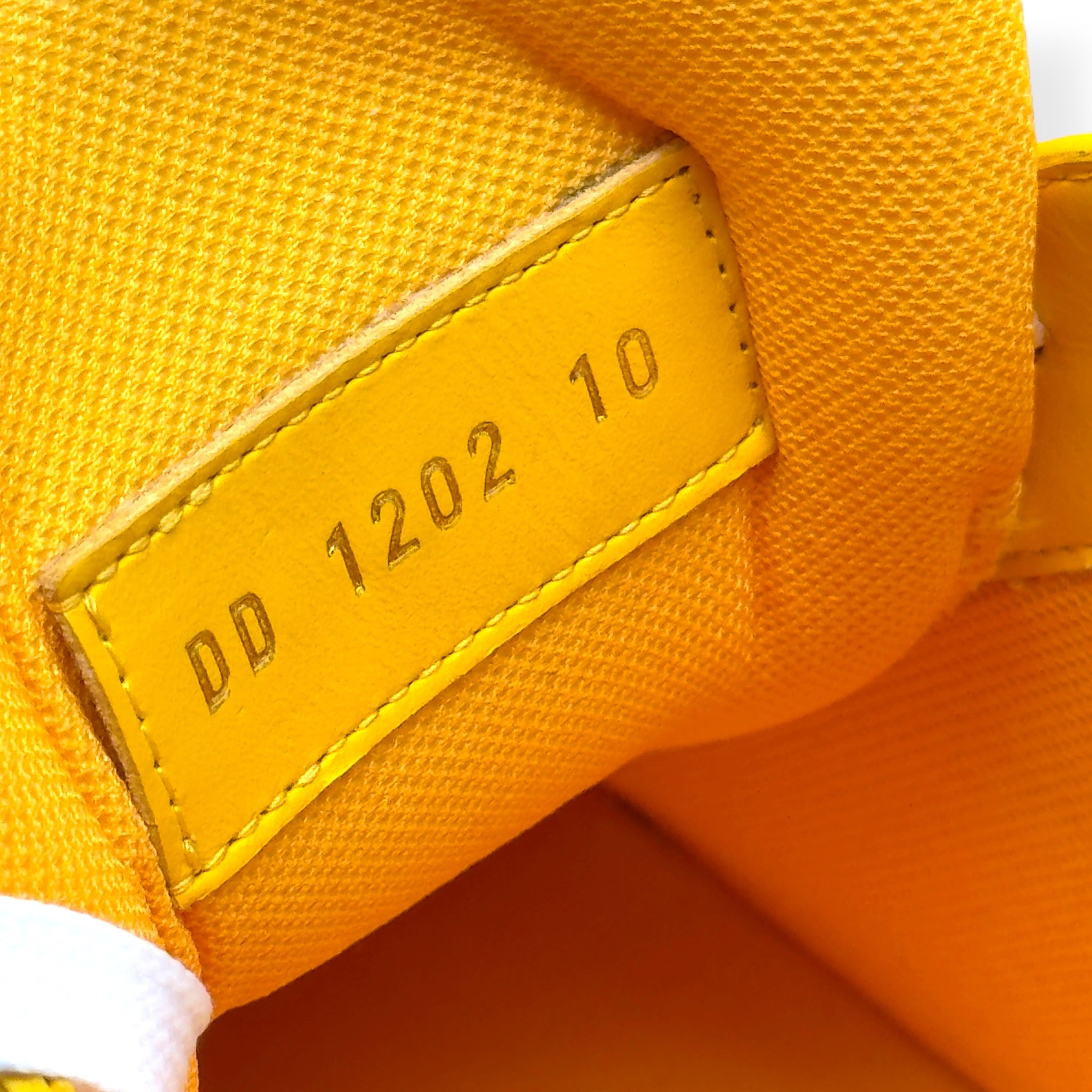 LOUIS VUITTON LV TRAINER SNEAKER YELLOW UK10