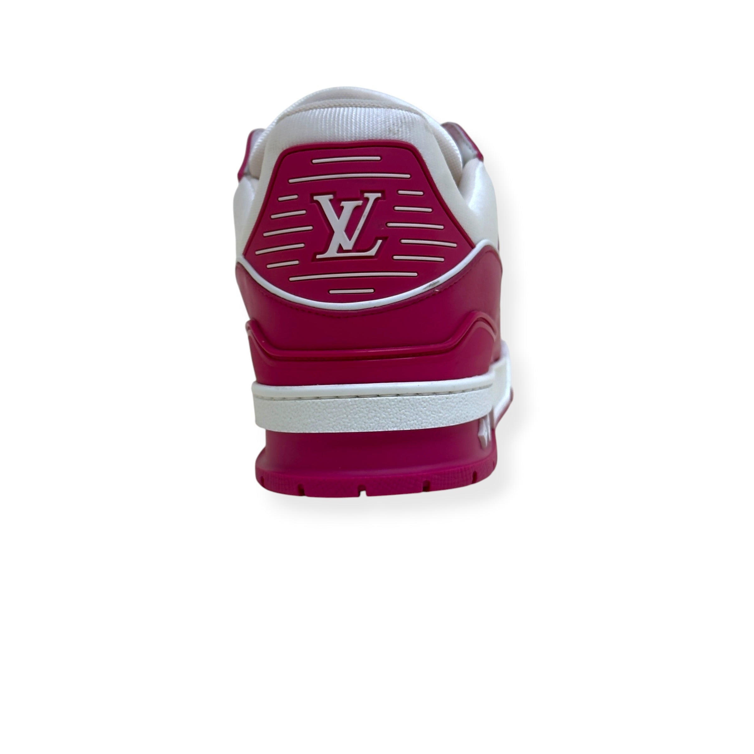 LOUIS VUITTON LV TRAINER SNEAKER PINK / WHITE UK10