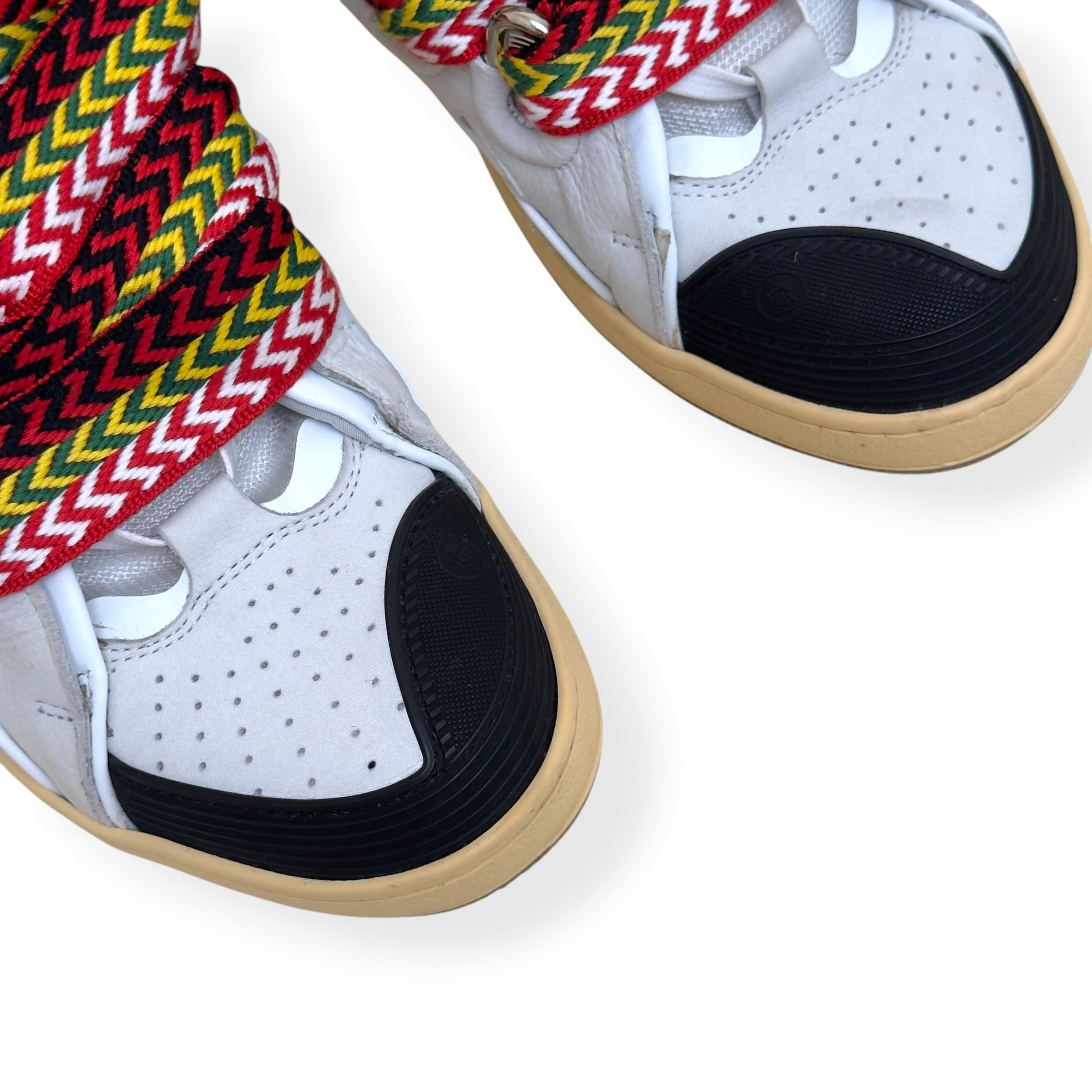 LANVIN CURB SNEAKER WHITE / MULTI 46 / UK11