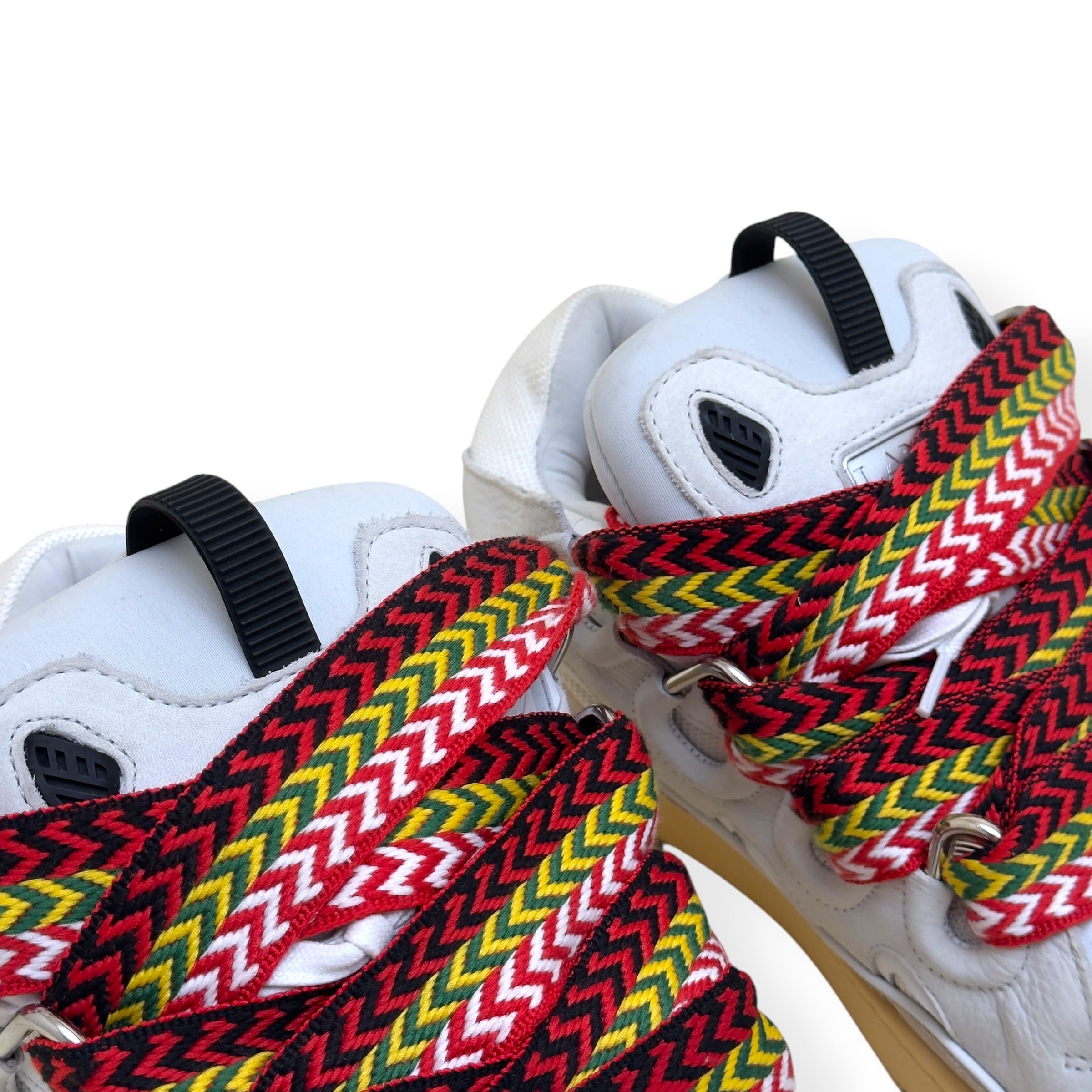 LANVIN CURB SNEAKER WHITE / MULTI 46 / UK11