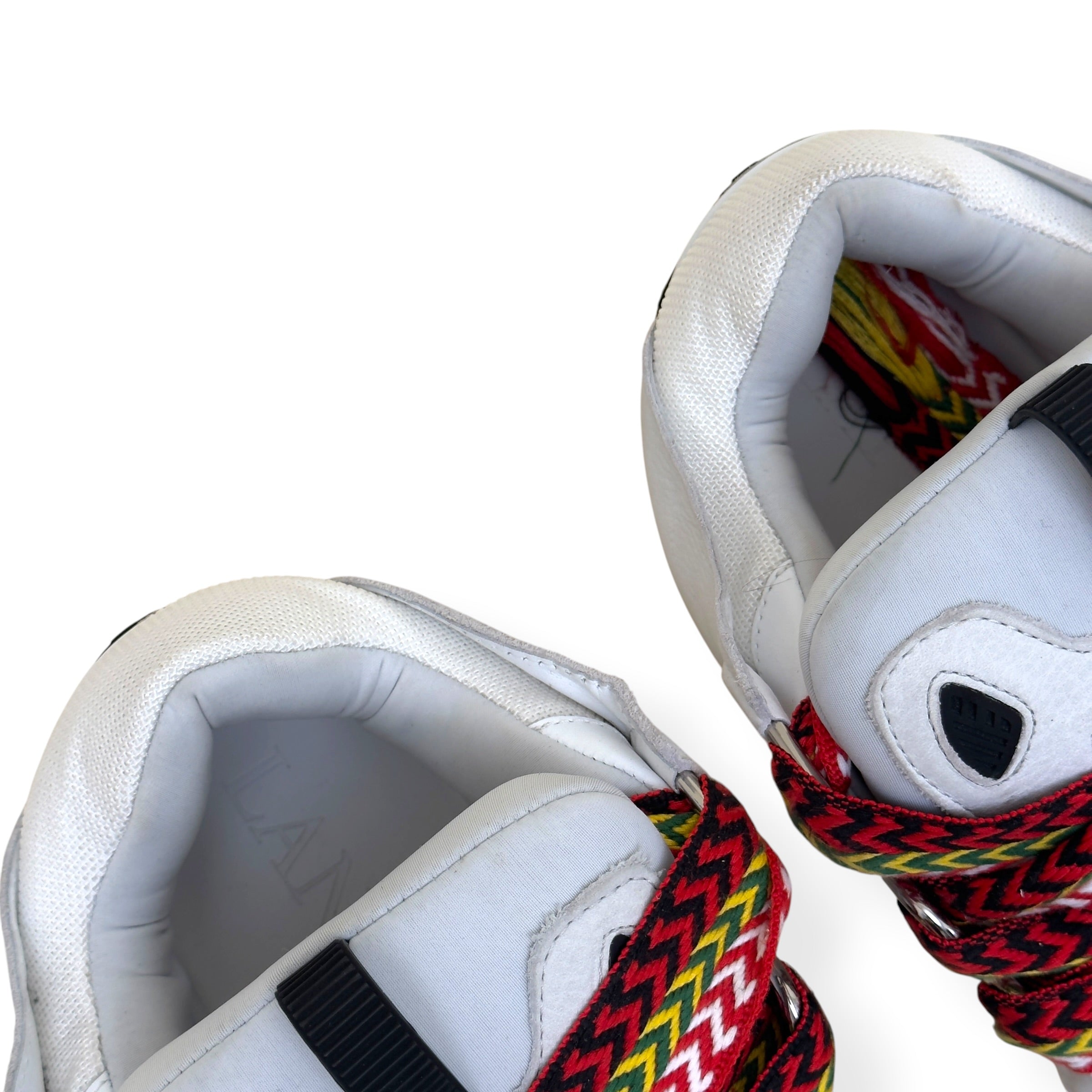 LANVIN CURB SNEAKER WHITE / MULTI 46 / UK11