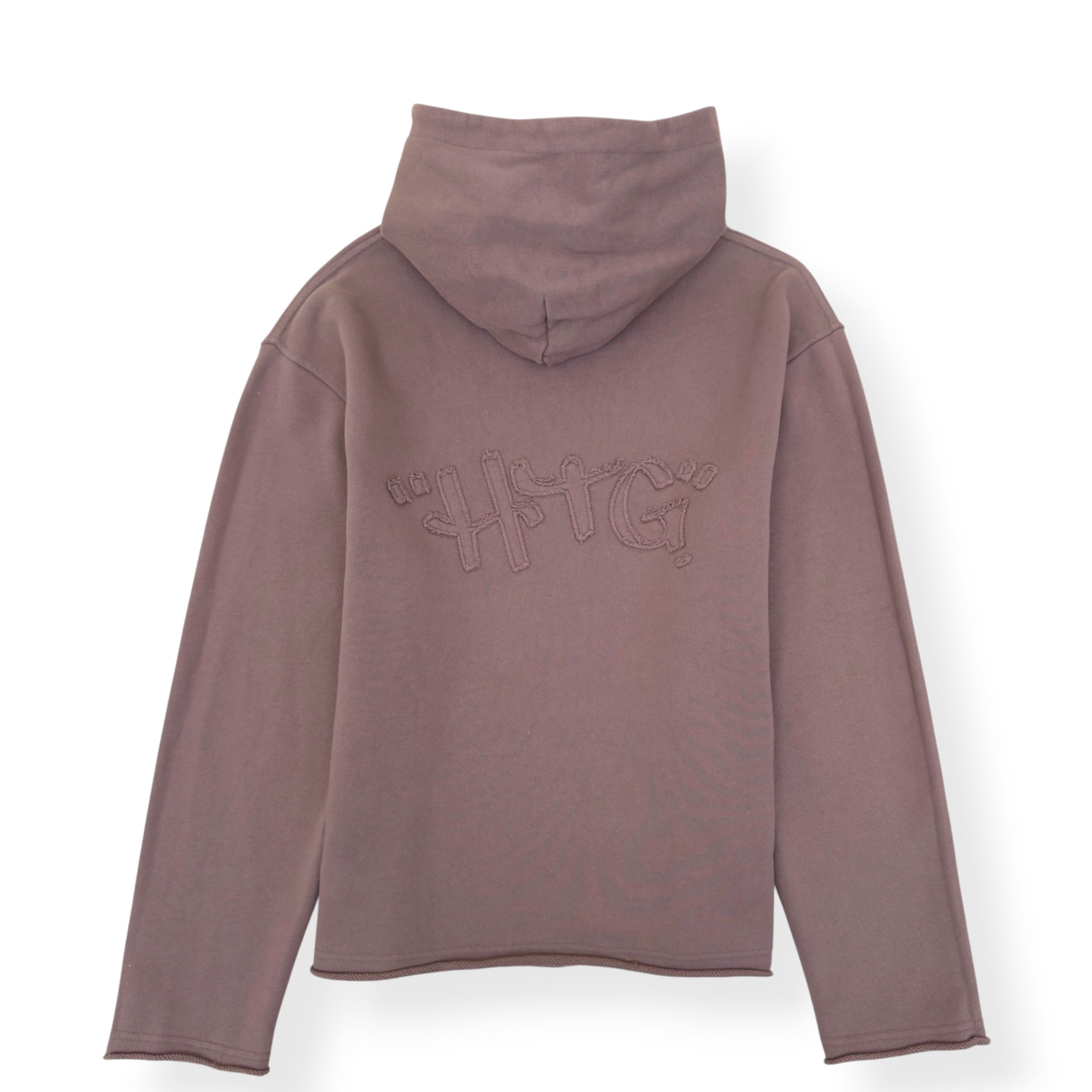HONOR THE GIFT OVERSIZED GRAFFITI LOGO HOODIE BROWN M