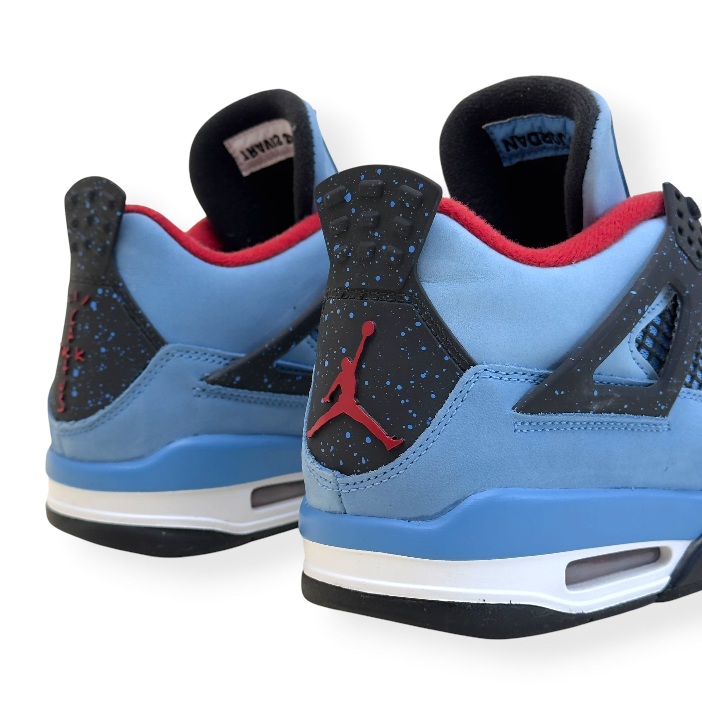 TRAVIS SCOTT AIR JORDAN 4 RETRO CACTUS JACK SNEAKER UNIVERSITY BLUE UK7