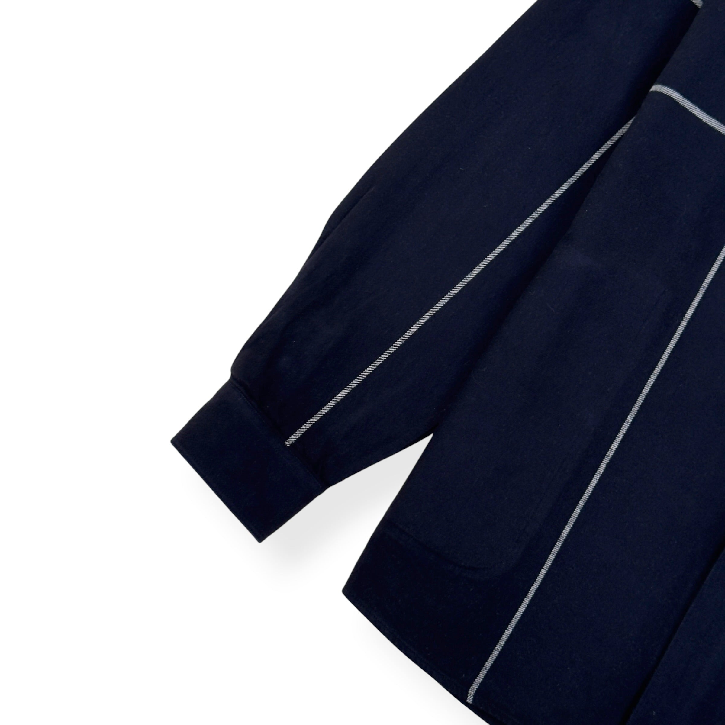 TOM WOOD STUDIO CHECK SHIRT BLACK L