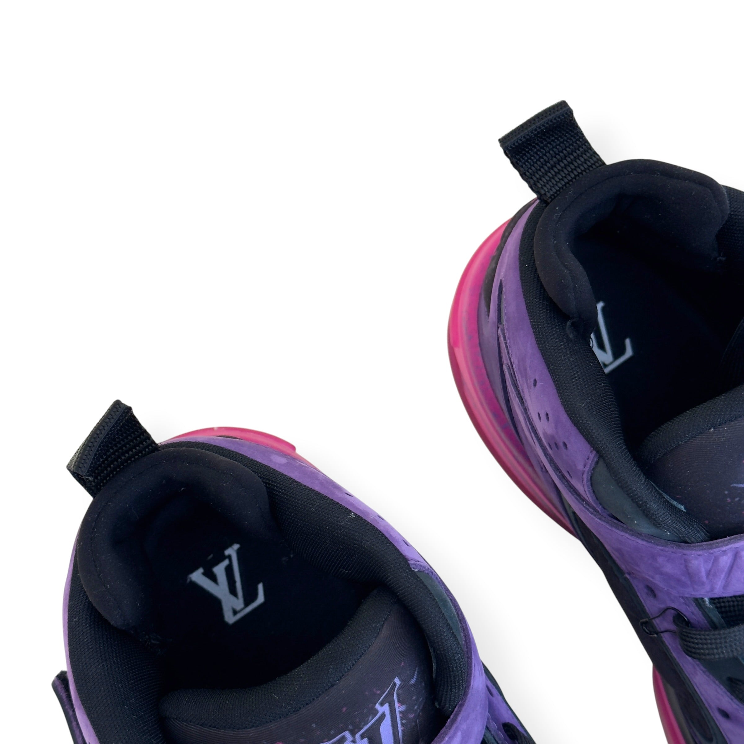 LOUIS VUITTON LV TRAINER 2 SNEAKER PURPLE / PINK UK6