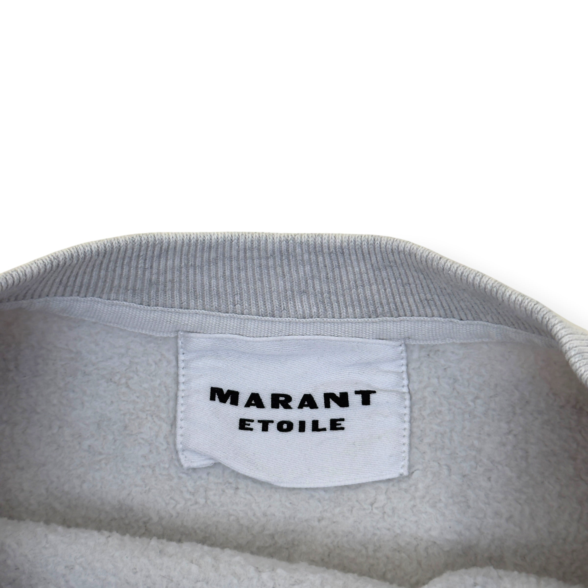 ISABEL MARANT ETOILE HOUSTON SWEATSHIRT GREY / BLACK 36 / S