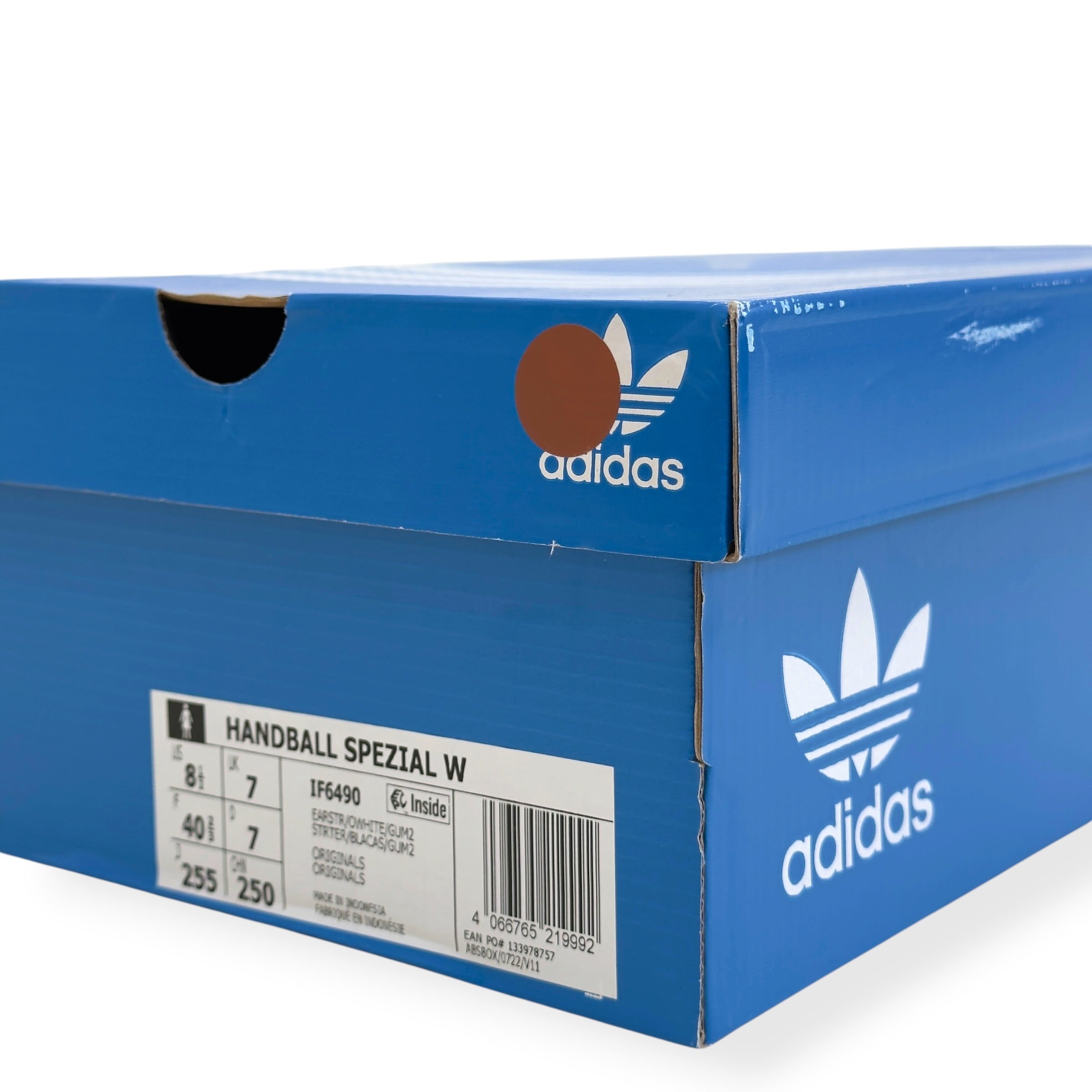 ADIDAS HANDBALL SPEZIAL TRAINERS BROWN / WHITE GUM UK7