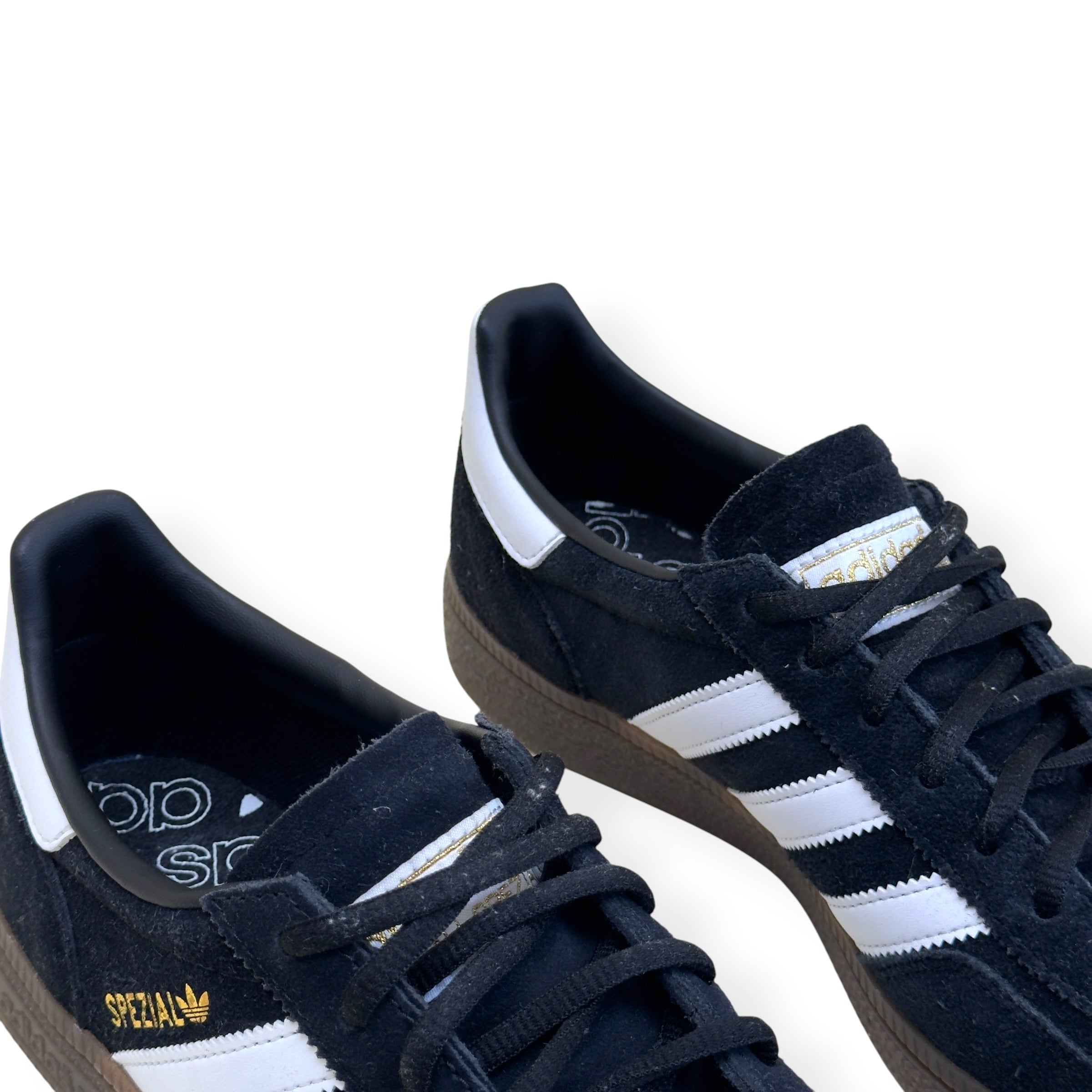 ADIDAS HANDBALL SPEZIAL TRAINERS BLACK / WHITE GUM UK7