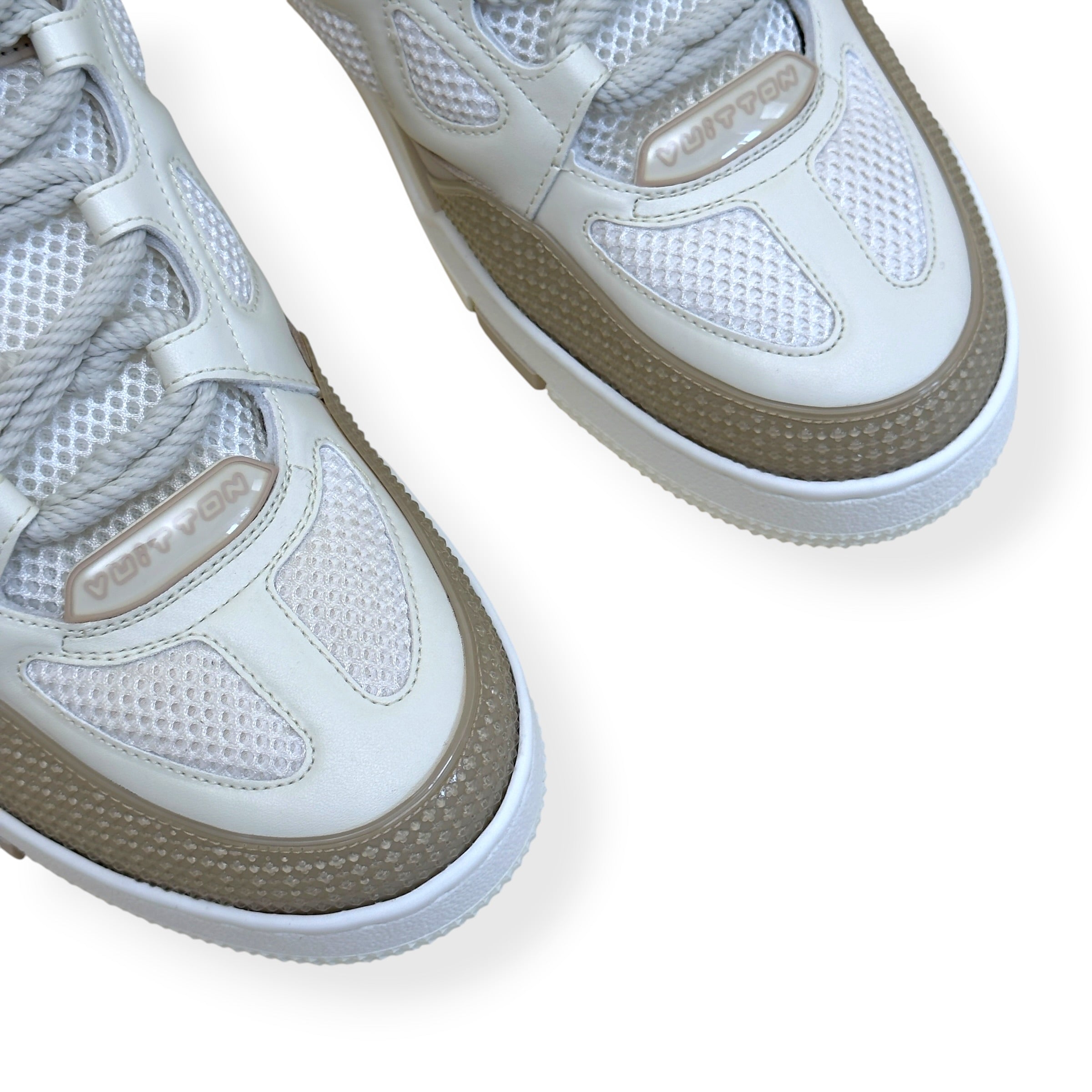 LOUIS VUITTON LV SKATE SNEAKER LUXURY BEIGE UK9