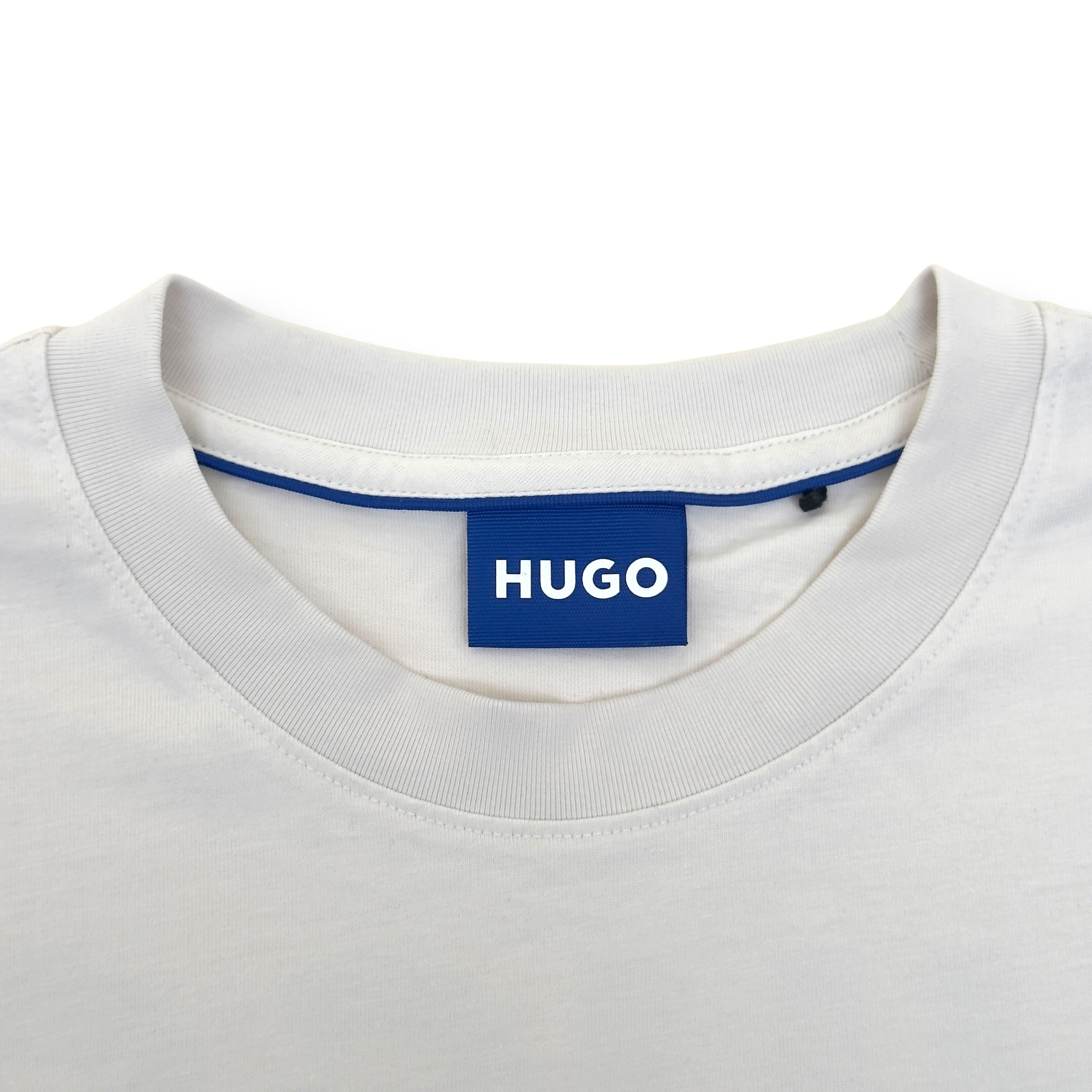 HUGO NIEROS BACK PRINT T-SHIRT WHITE XL